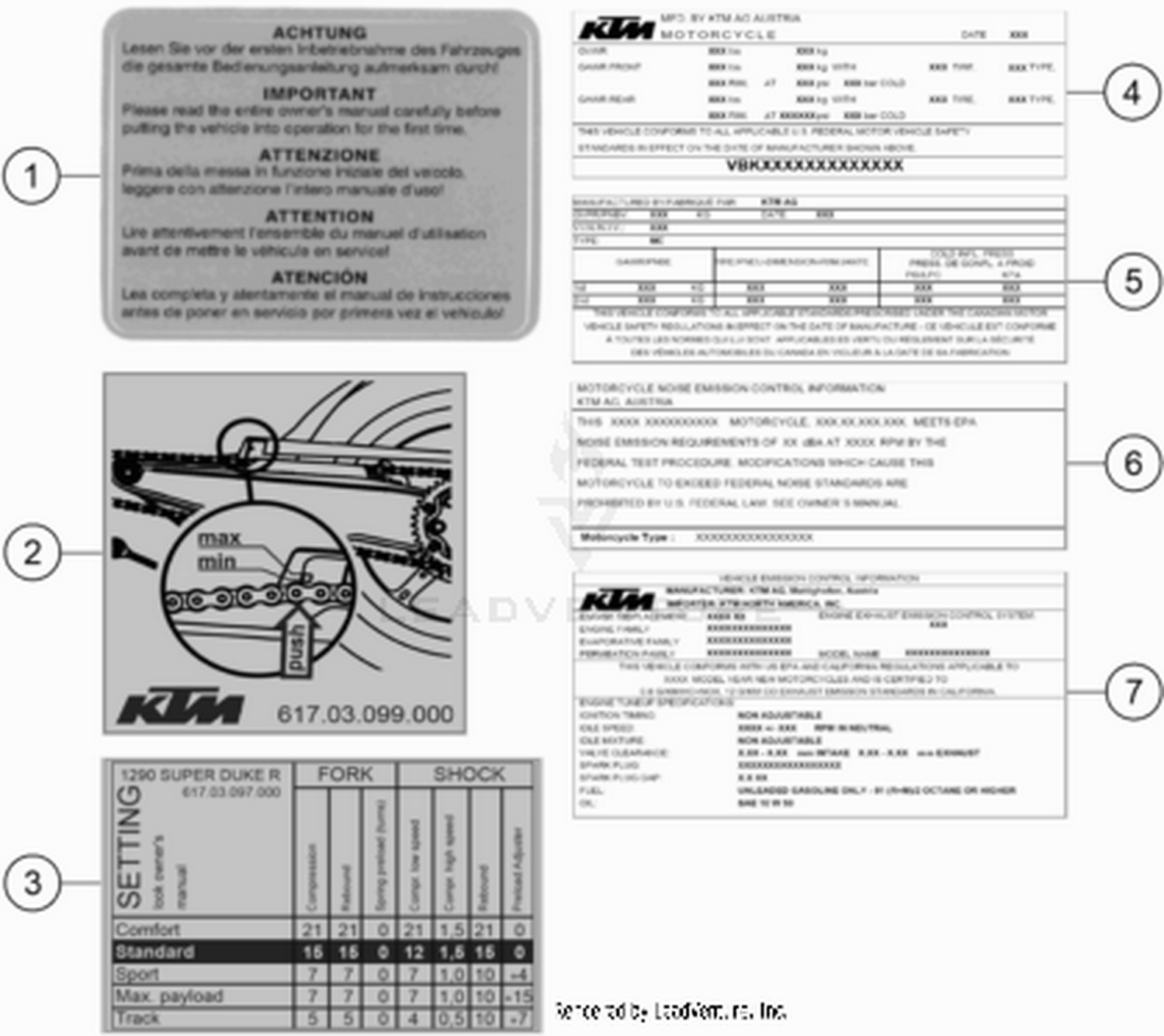 80 TECHNIC INFORMATION STICKER