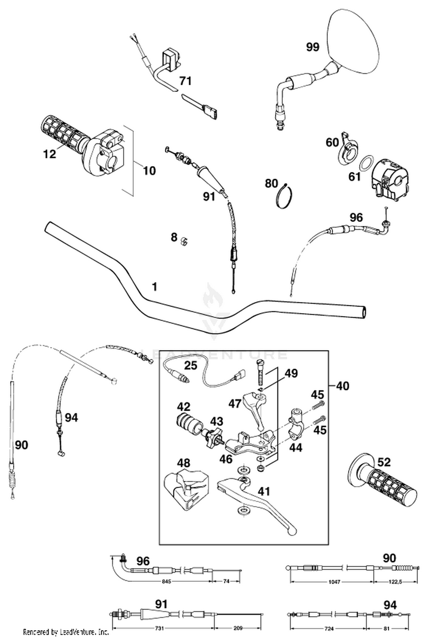 02 HANDLEBAR, CONTROLS