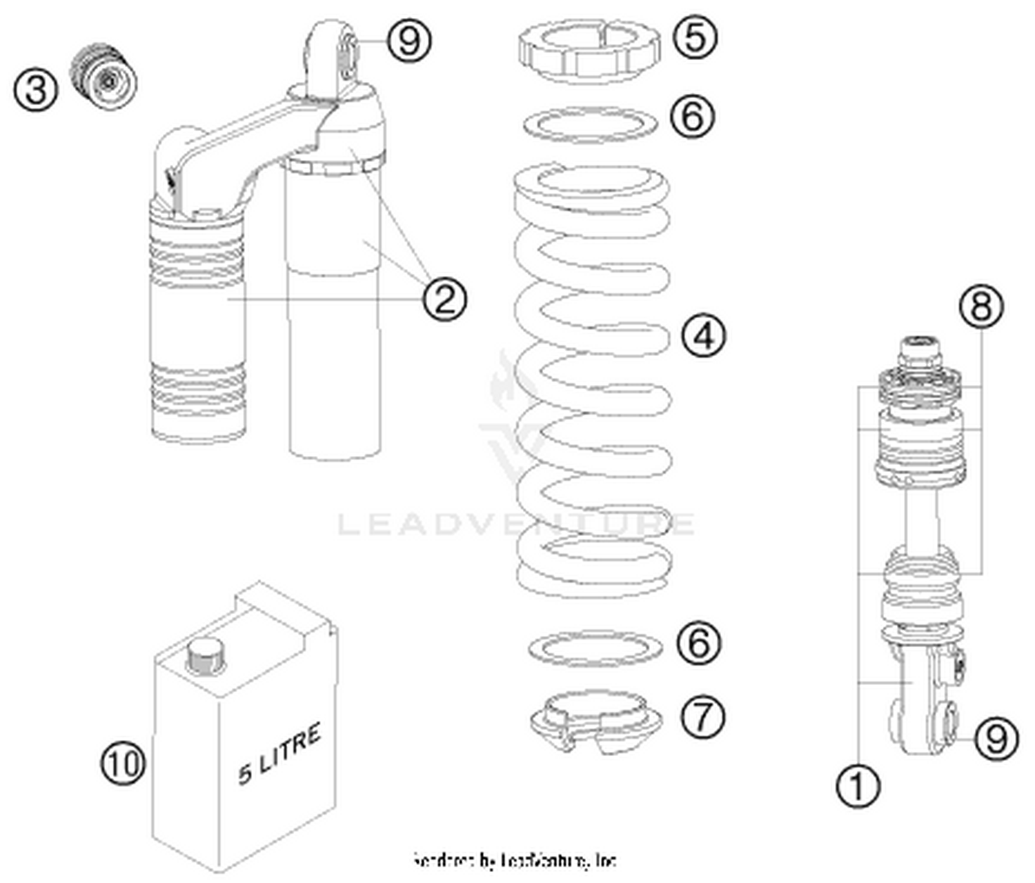 04 SHOCK ABSORBER DISASSEMBLED