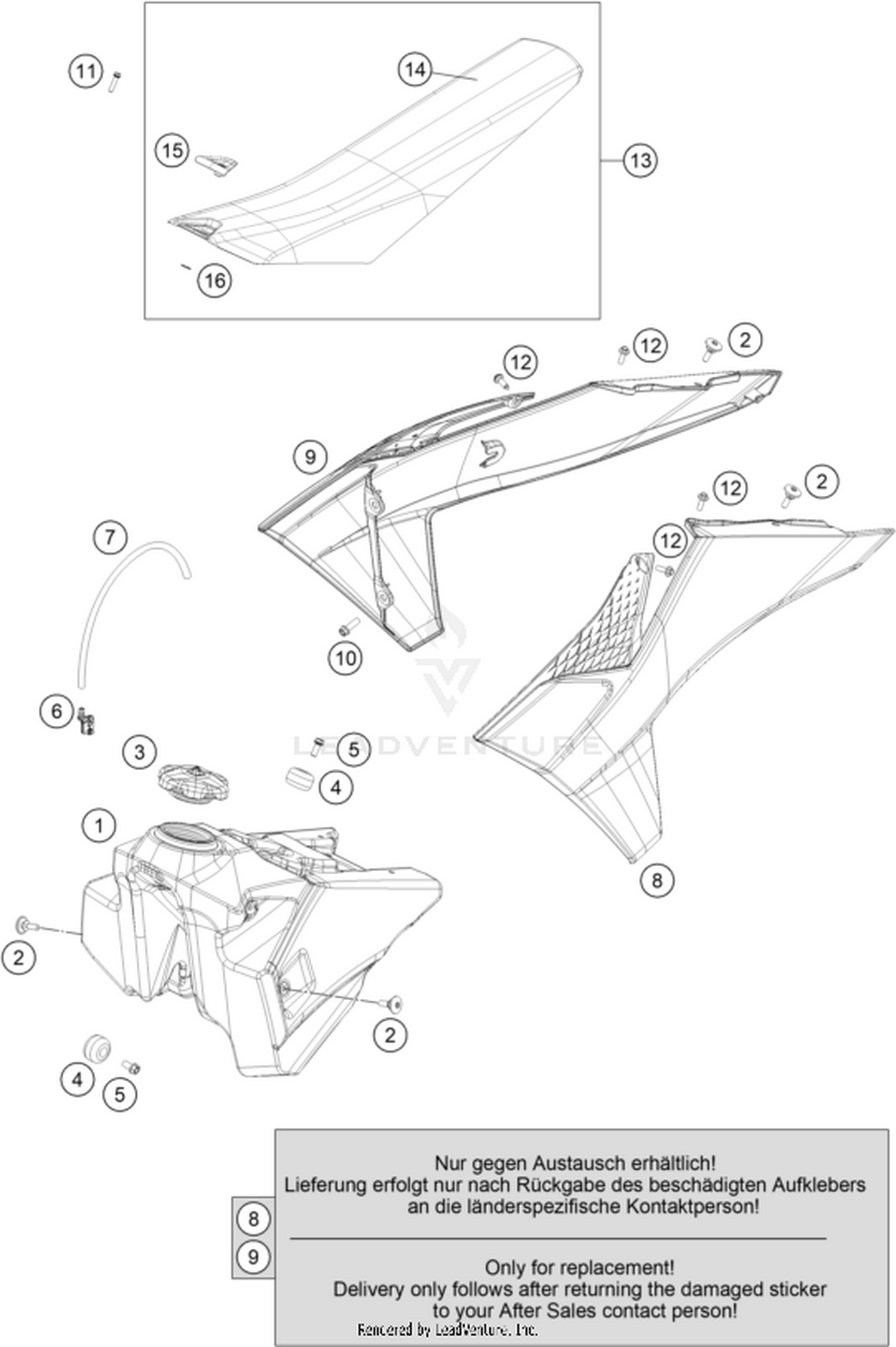 07 TANK, SEAT