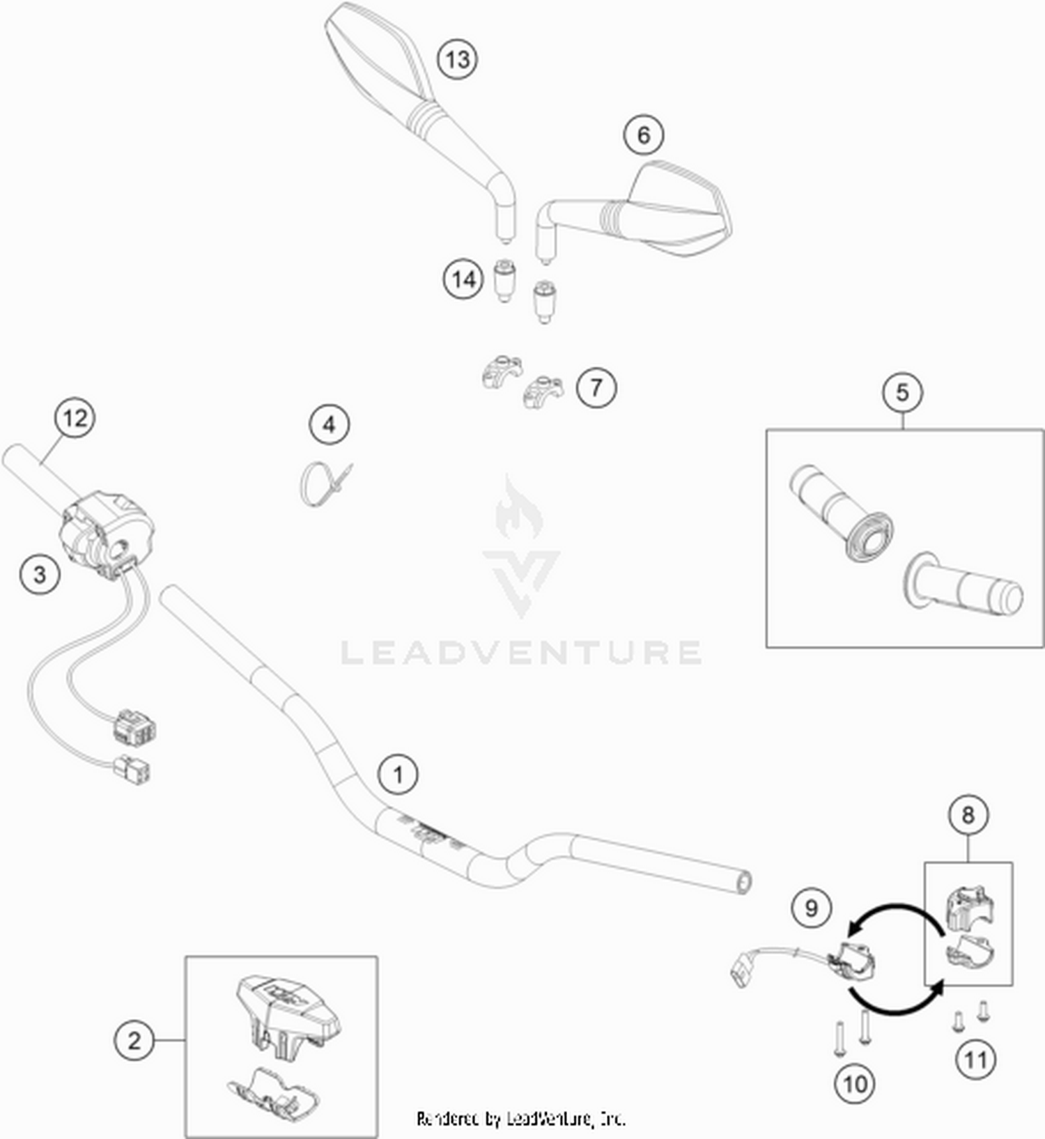 02 HANDLEBAR, CONTROLS