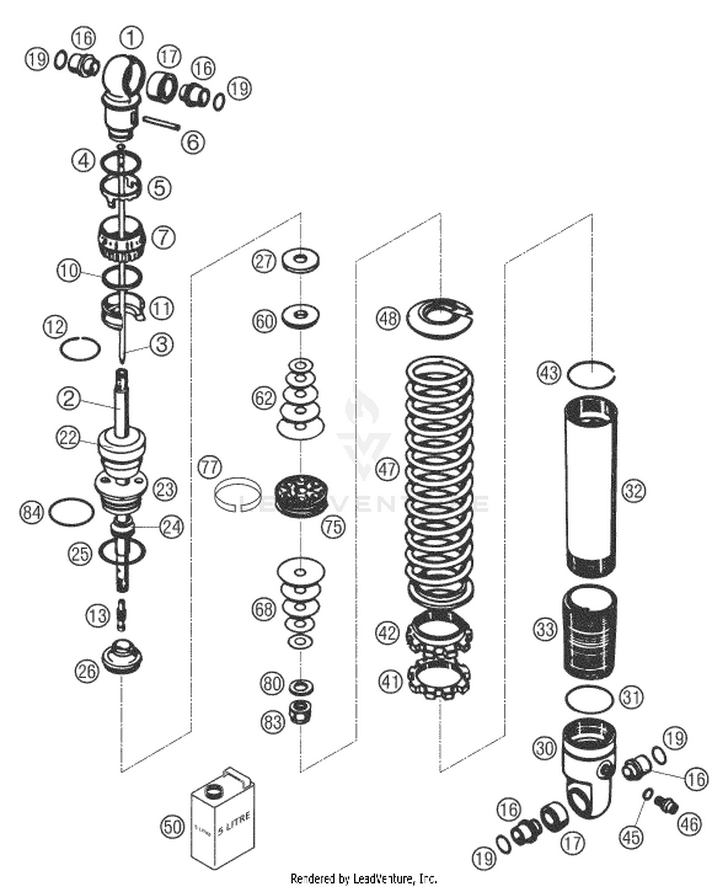 04 SHOCK ABSORBER DISASSEMBLED