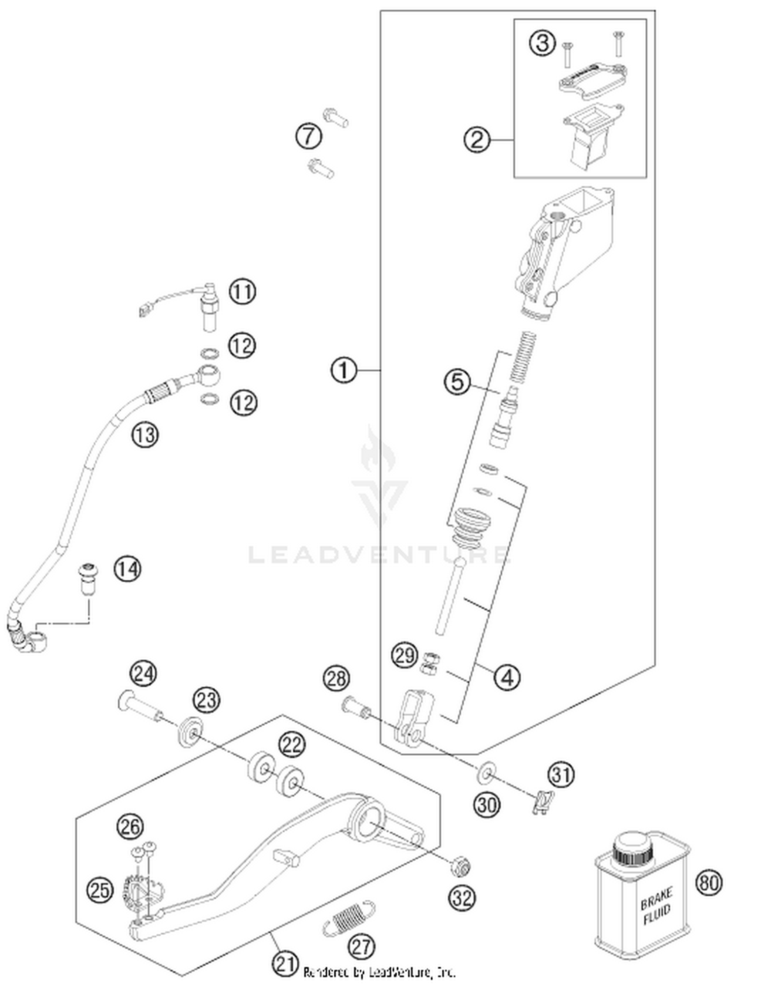 13 REAR BRAKE CONTROL