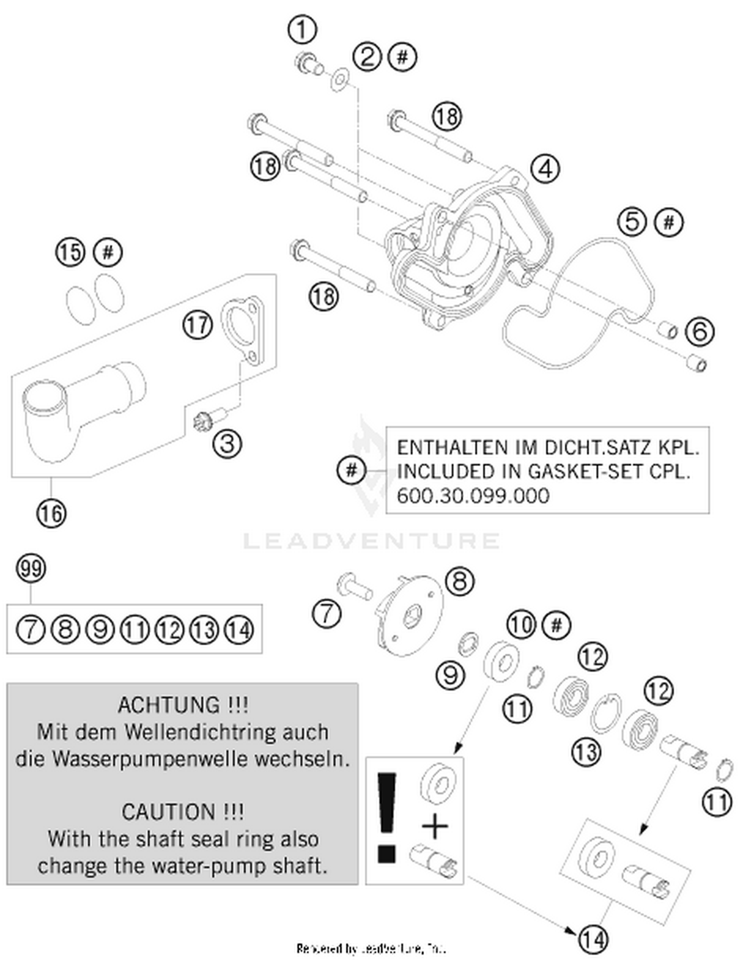 35 WATER PUMP