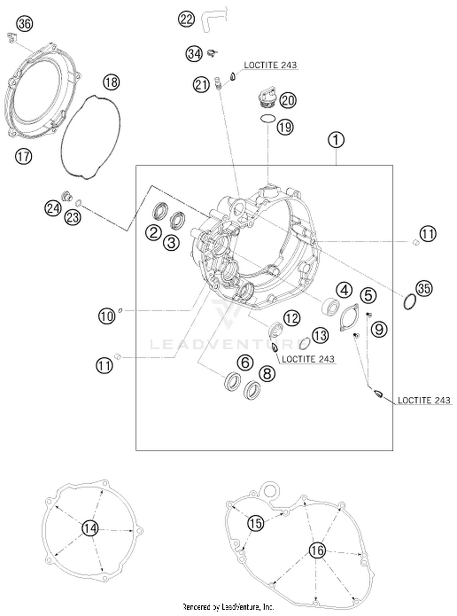 30 CLUTCH COVER
