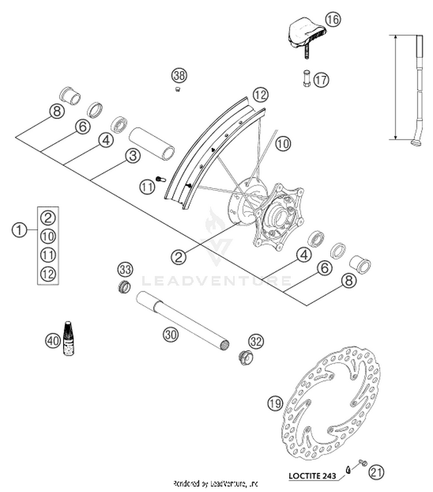 09 FRONT WHEEL