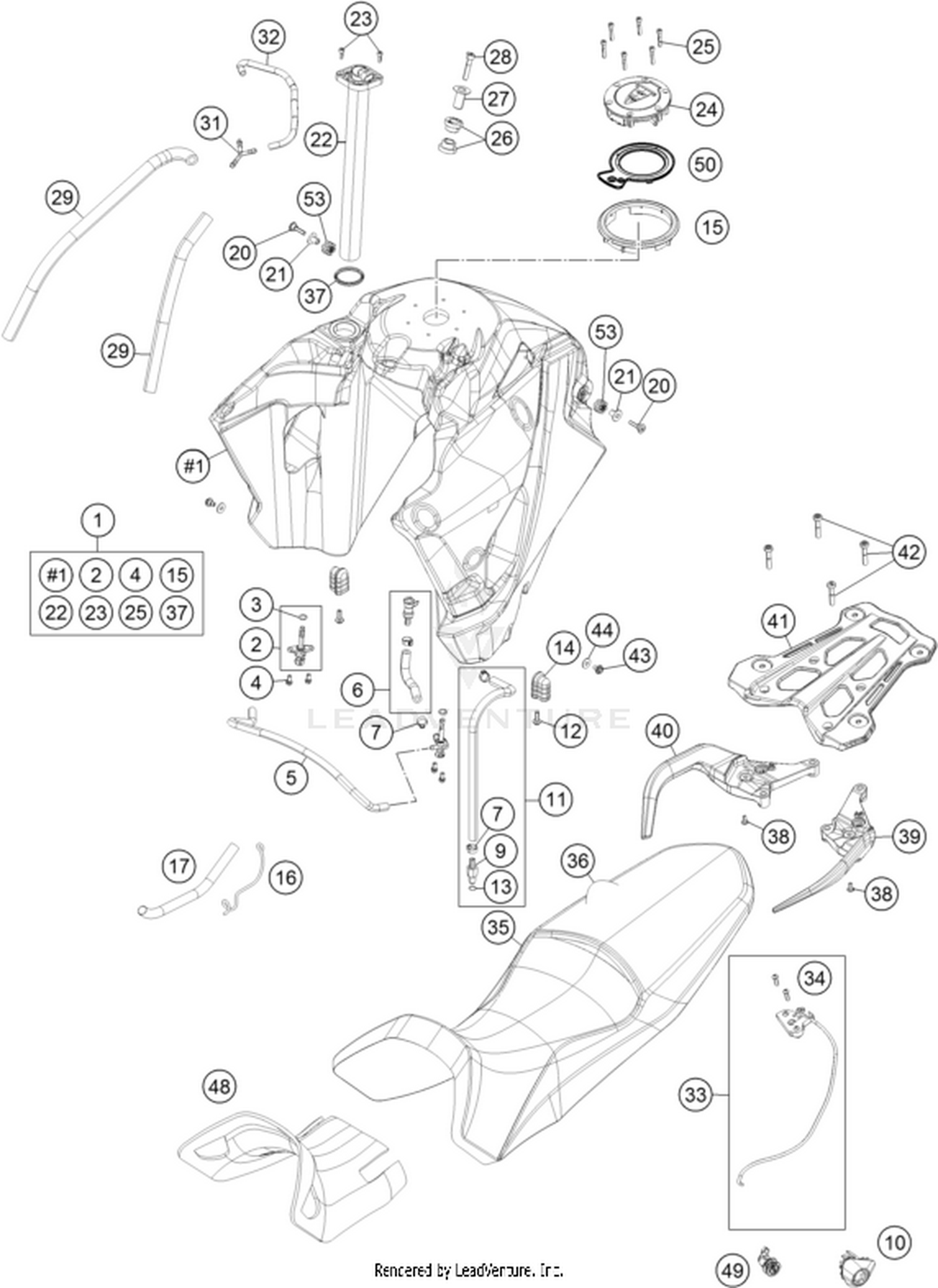 07 TANK, SEAT