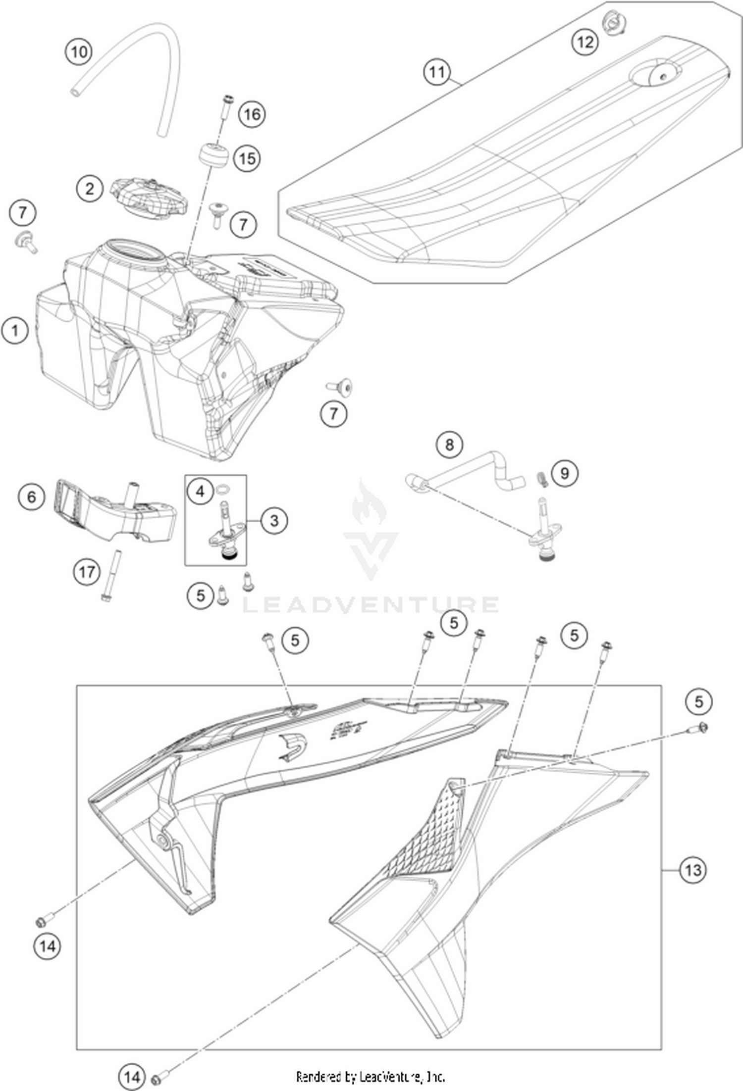 07 TANK, SEAT