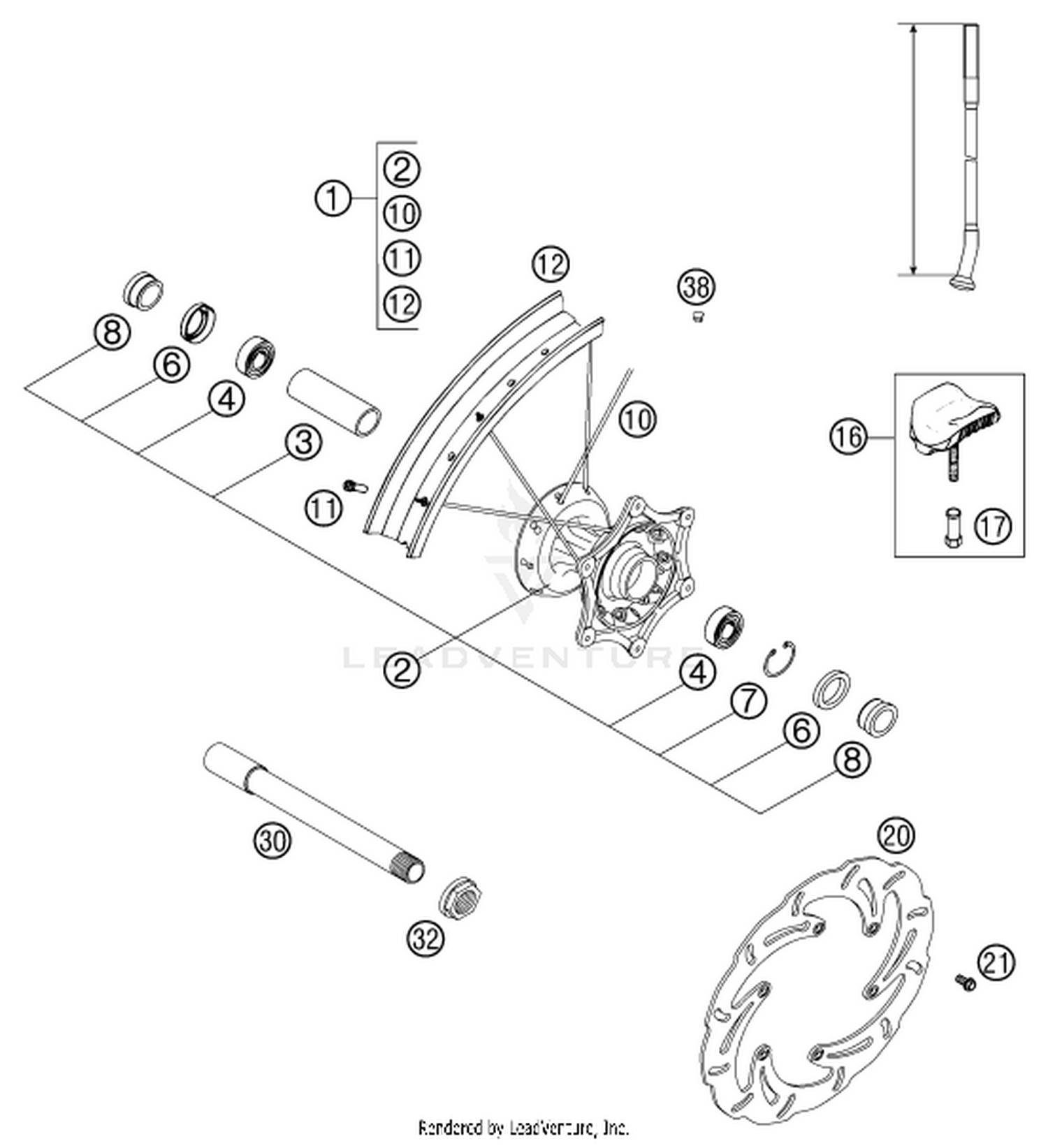 09 FRONT WHEEL