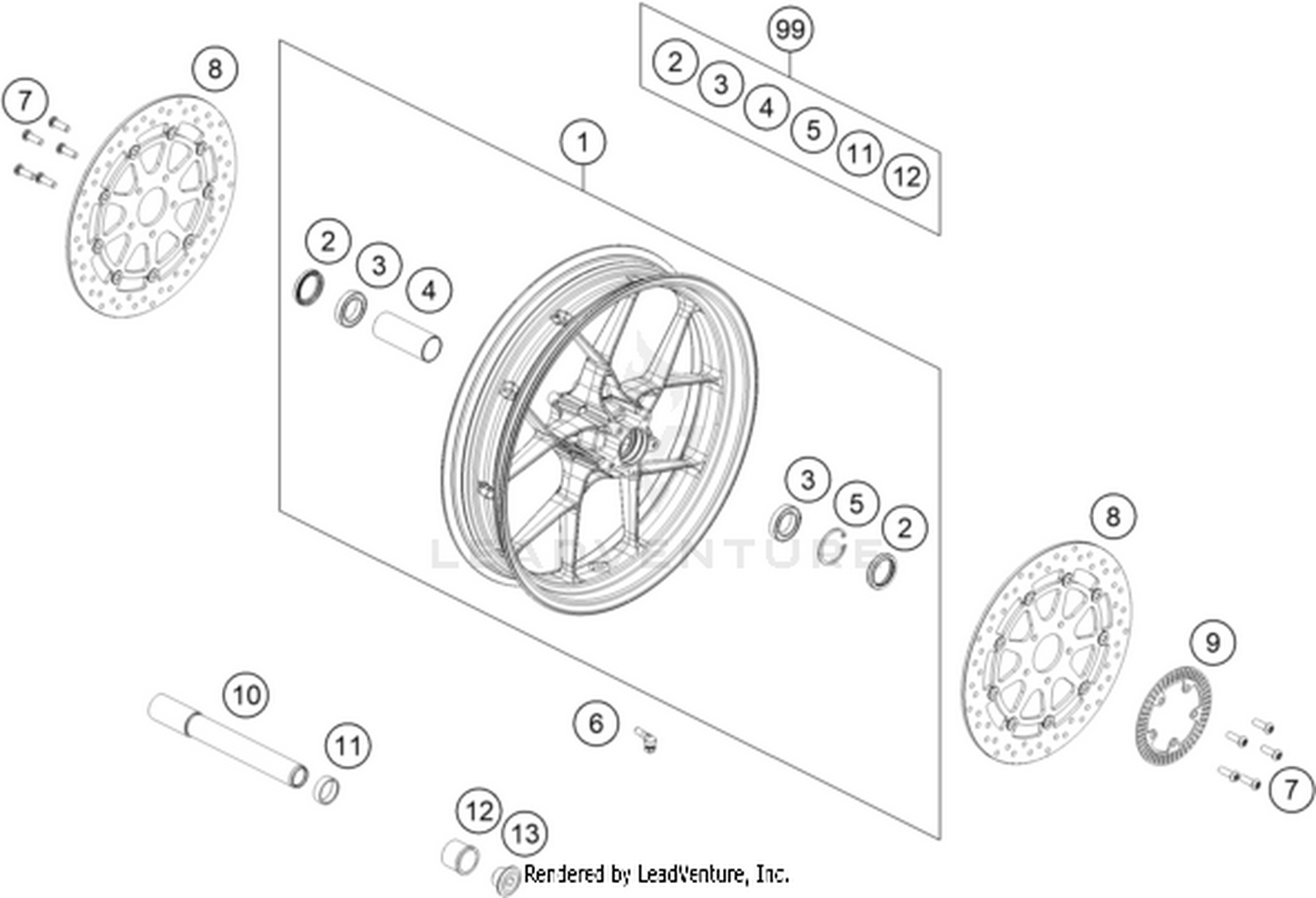 09 FRONT WHEEL