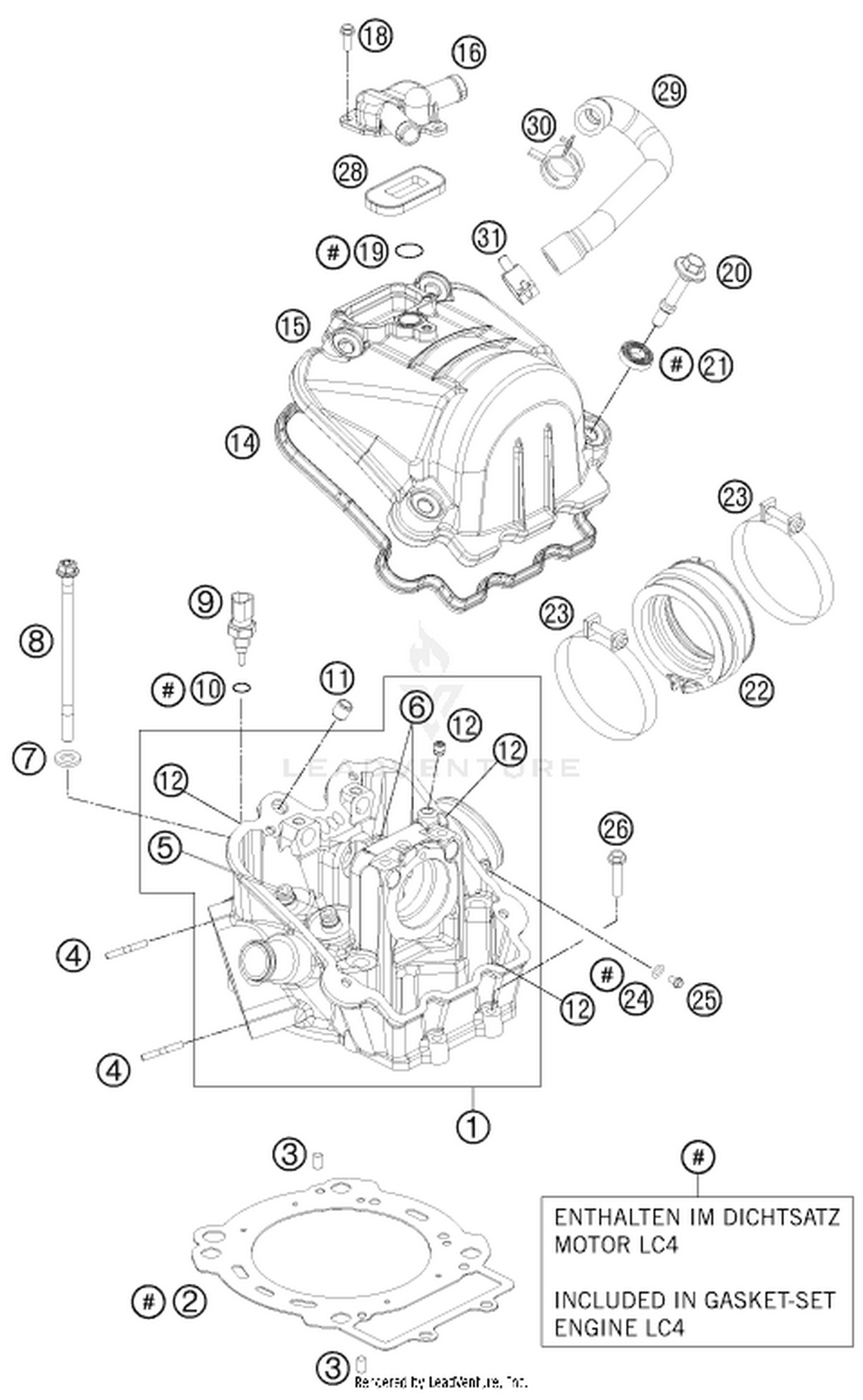 36 CYLINDER HEAD