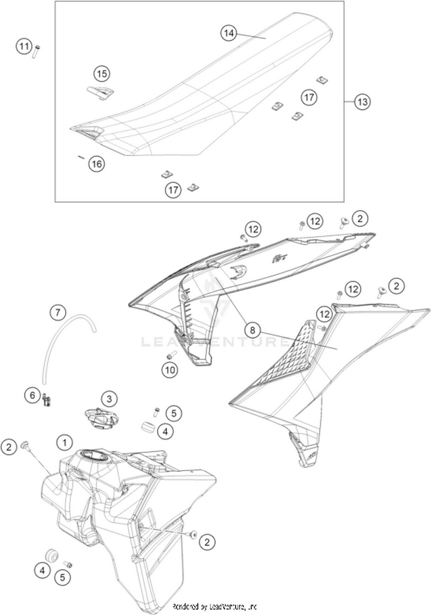 07 TANK, SEAT