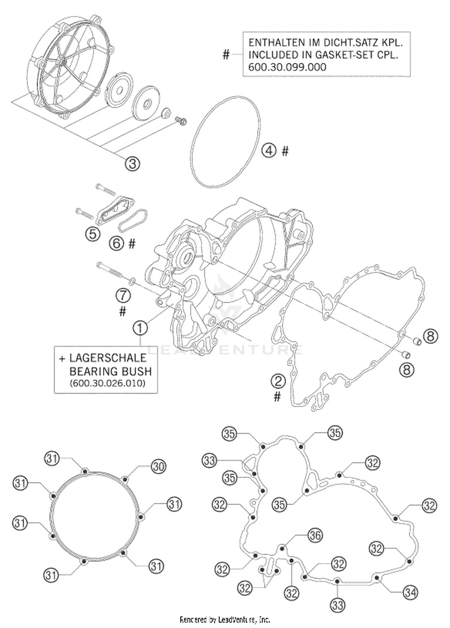 30 CLUTCH COVER