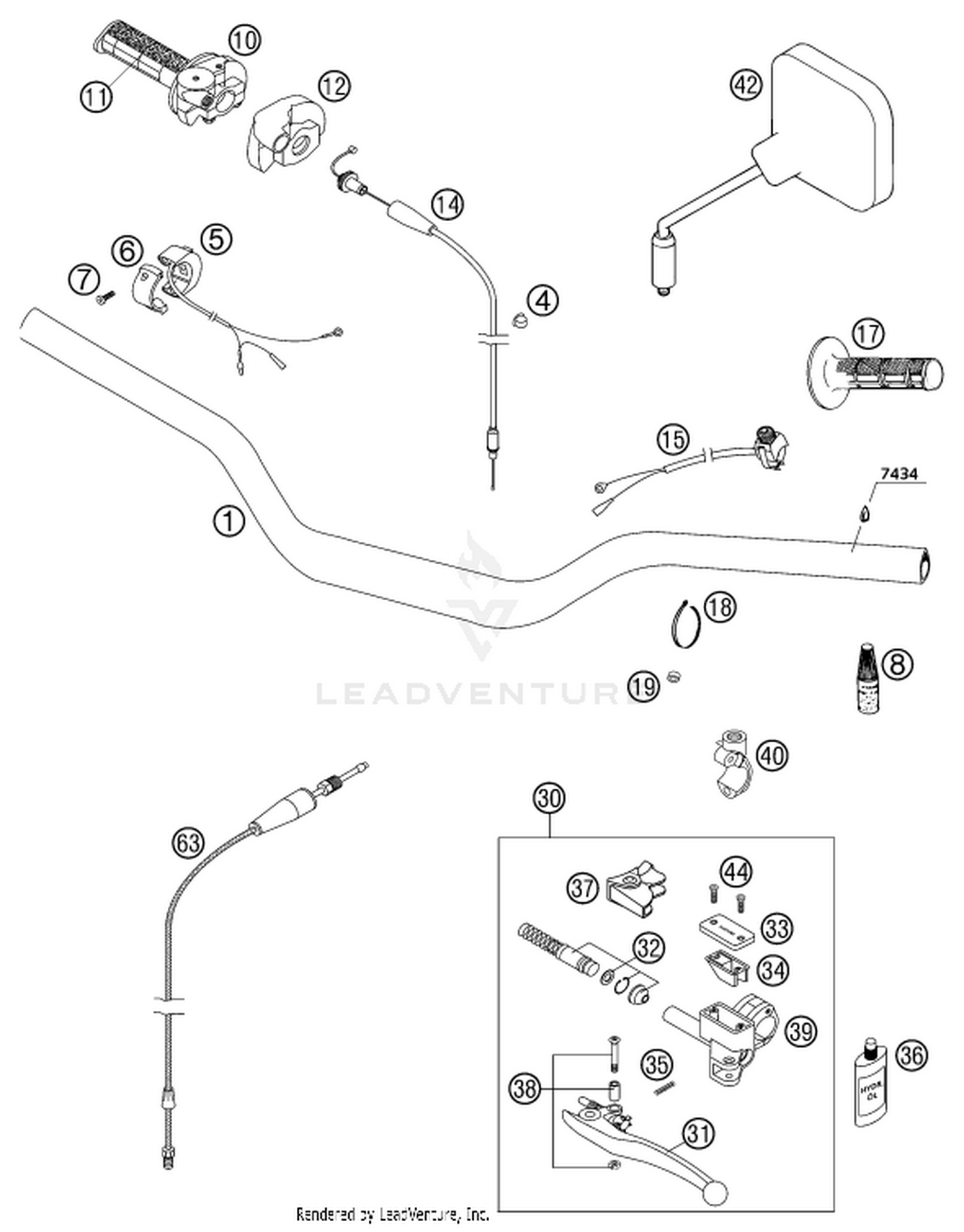 02 HANDLEBAR, CONTROLS