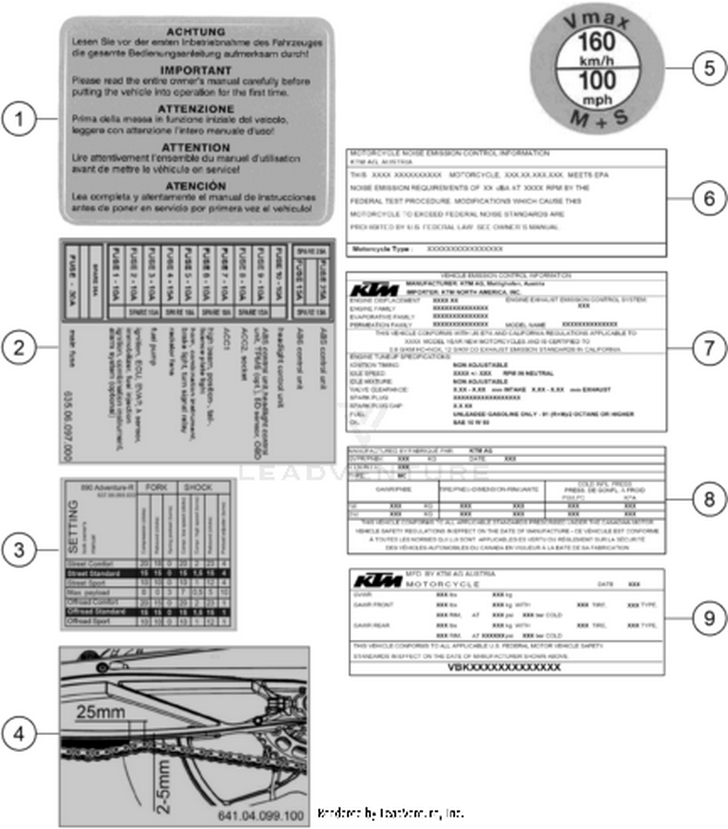 80 TECHNIC INFORMATION STICKER