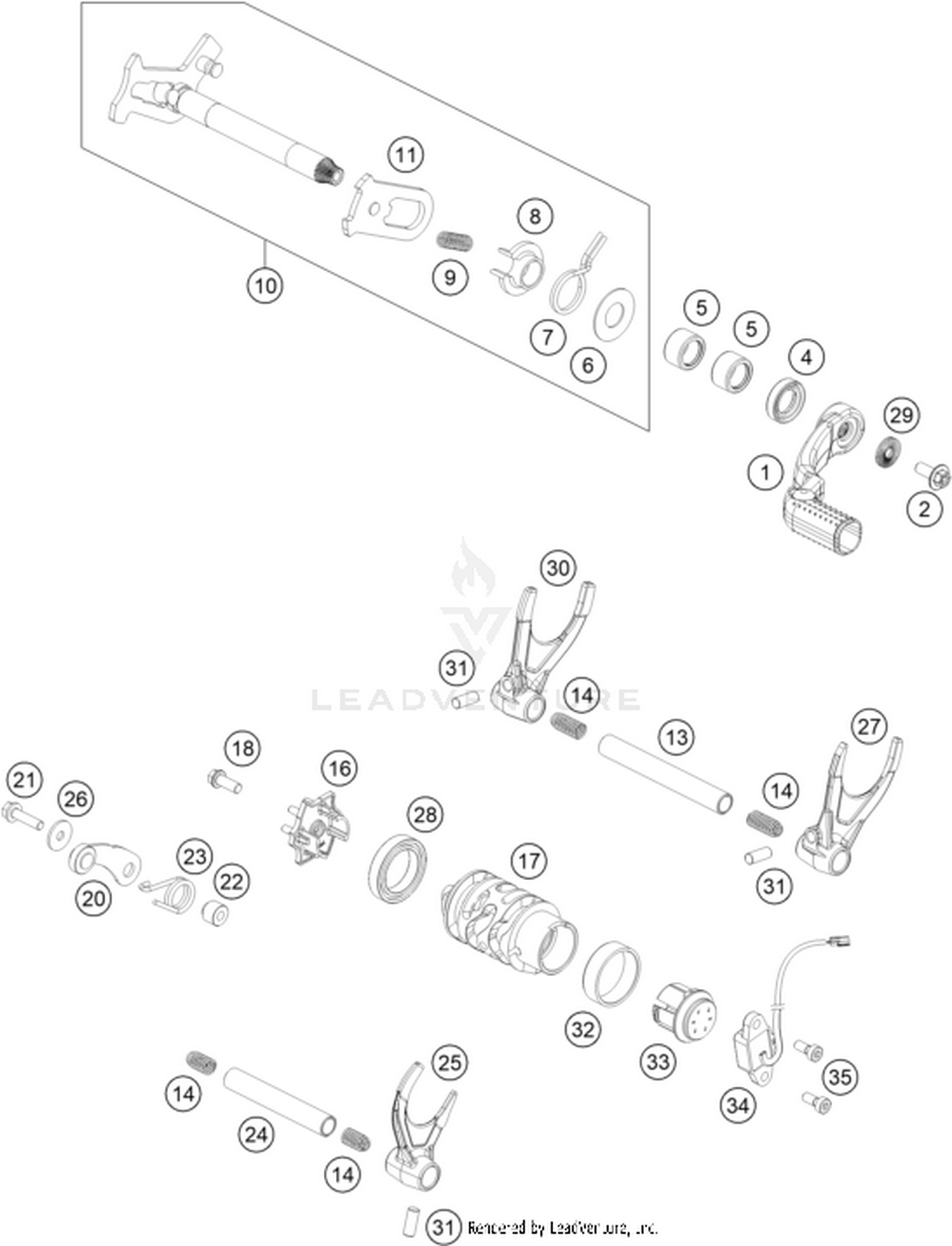34 SHIFTING MECHANISM