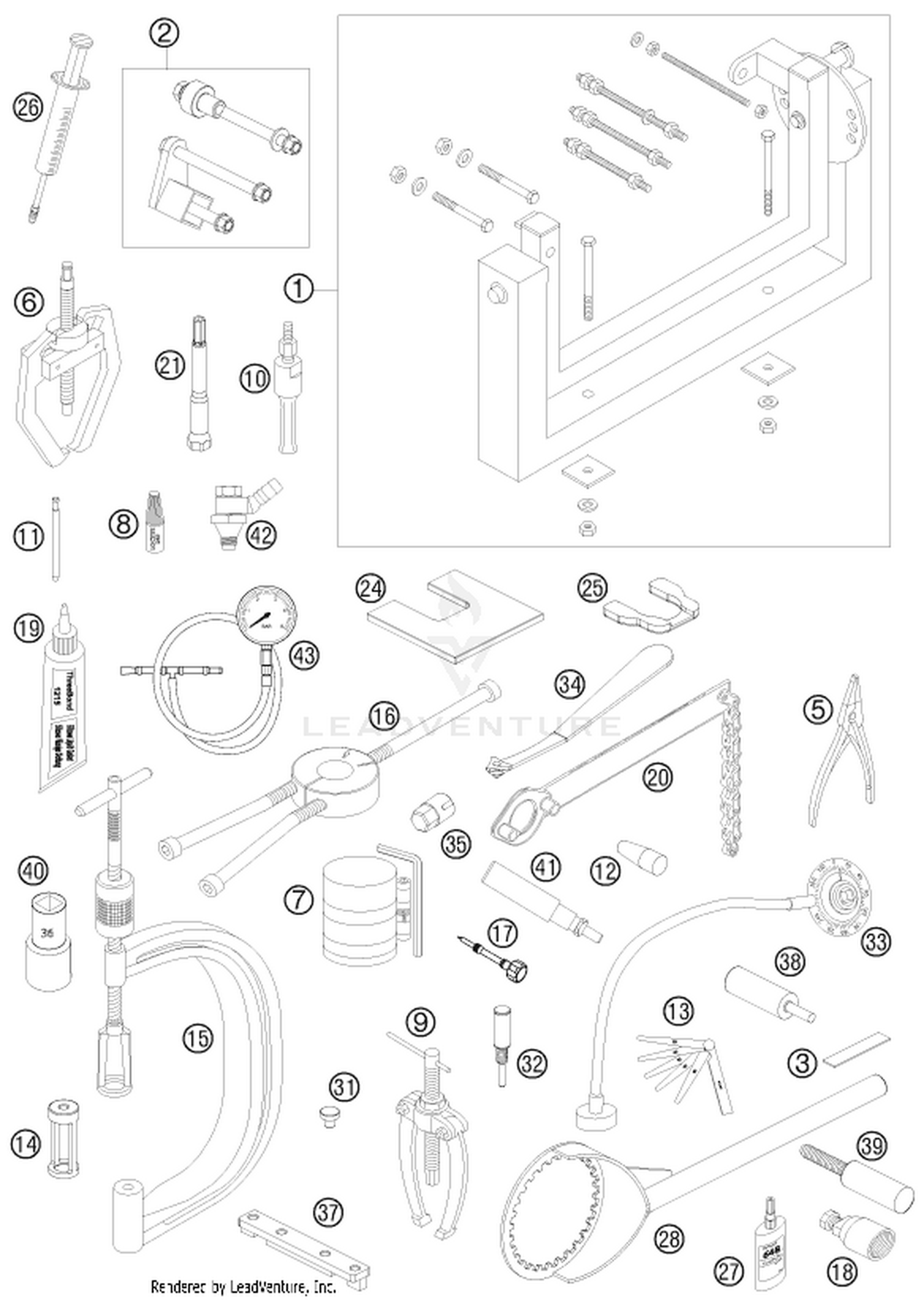 29 Special tools (engine)