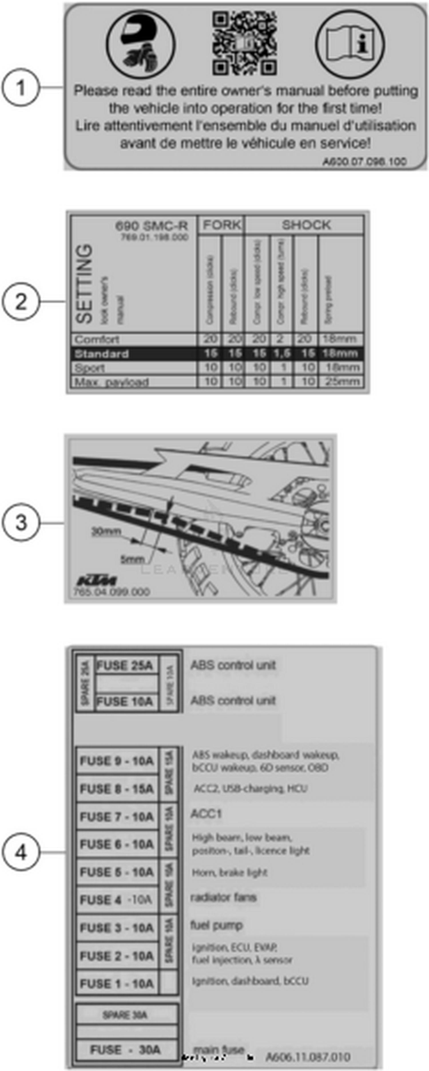80 TECHNIC INFORMATION STICKER