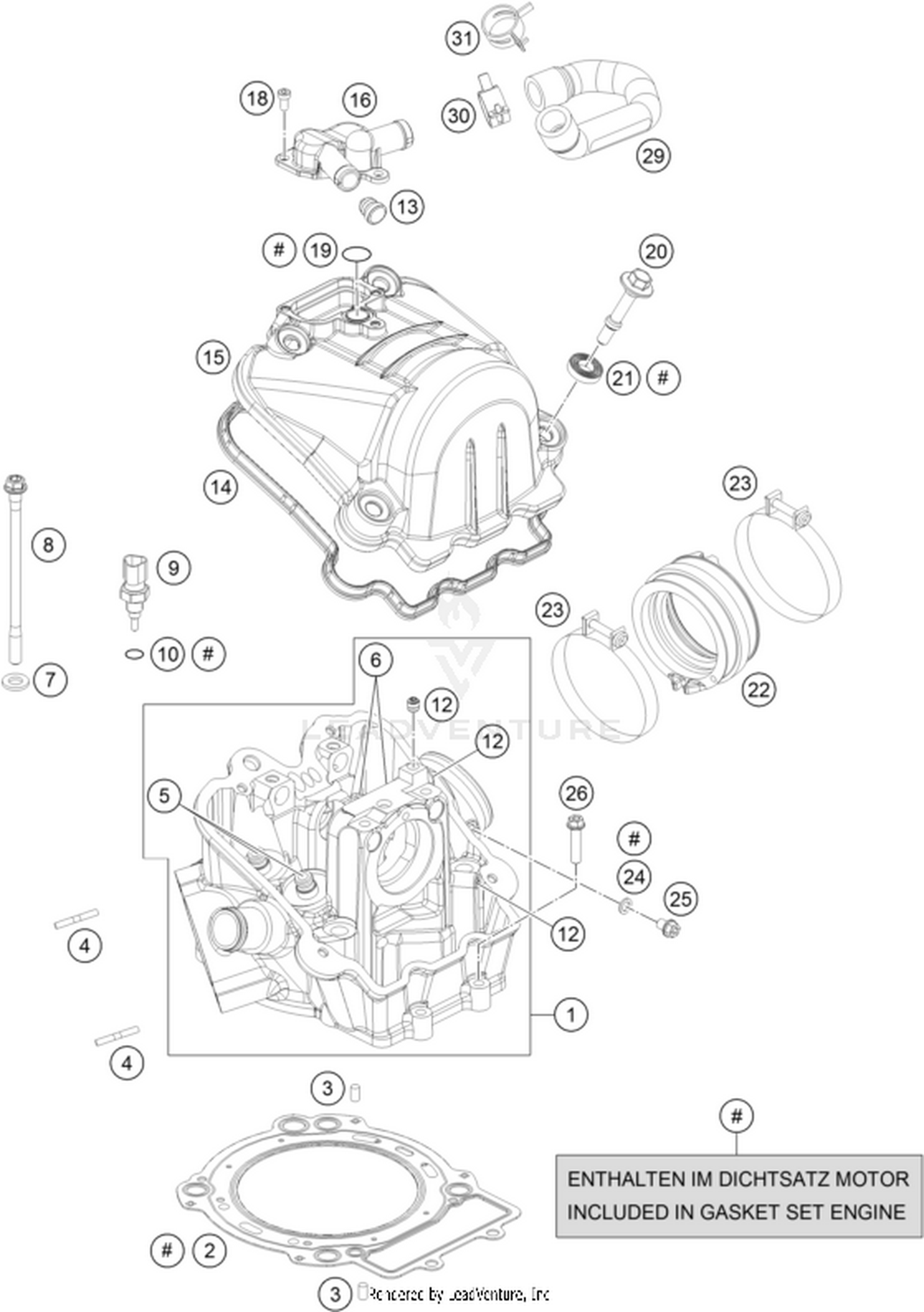 36 CYLINDER HEAD