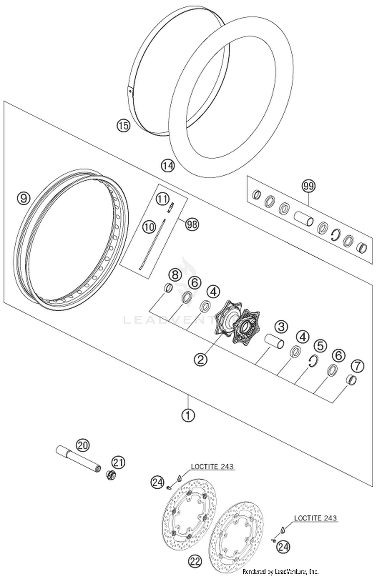 09 FRONT WHEEL