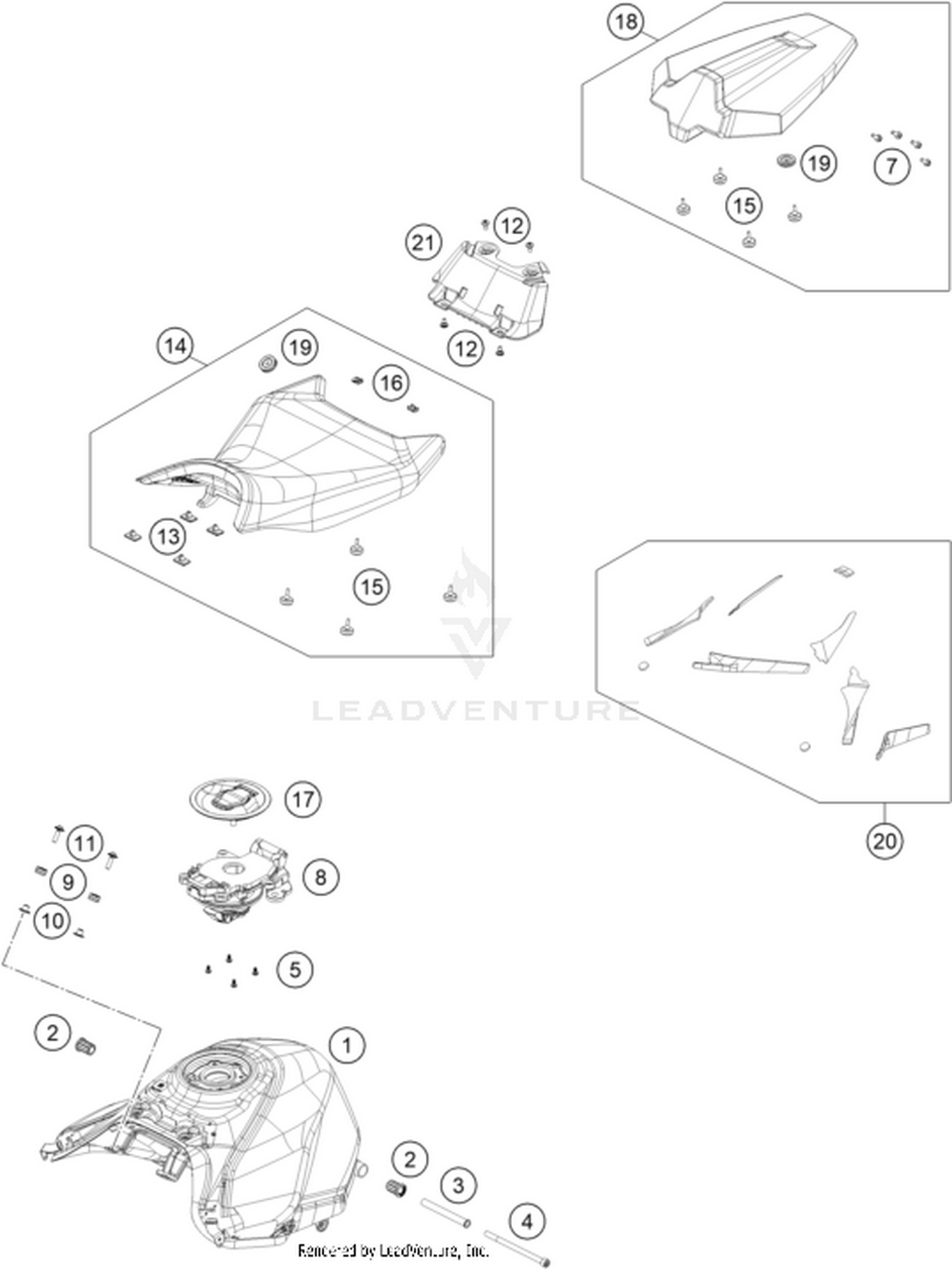 07 TANK, SEAT