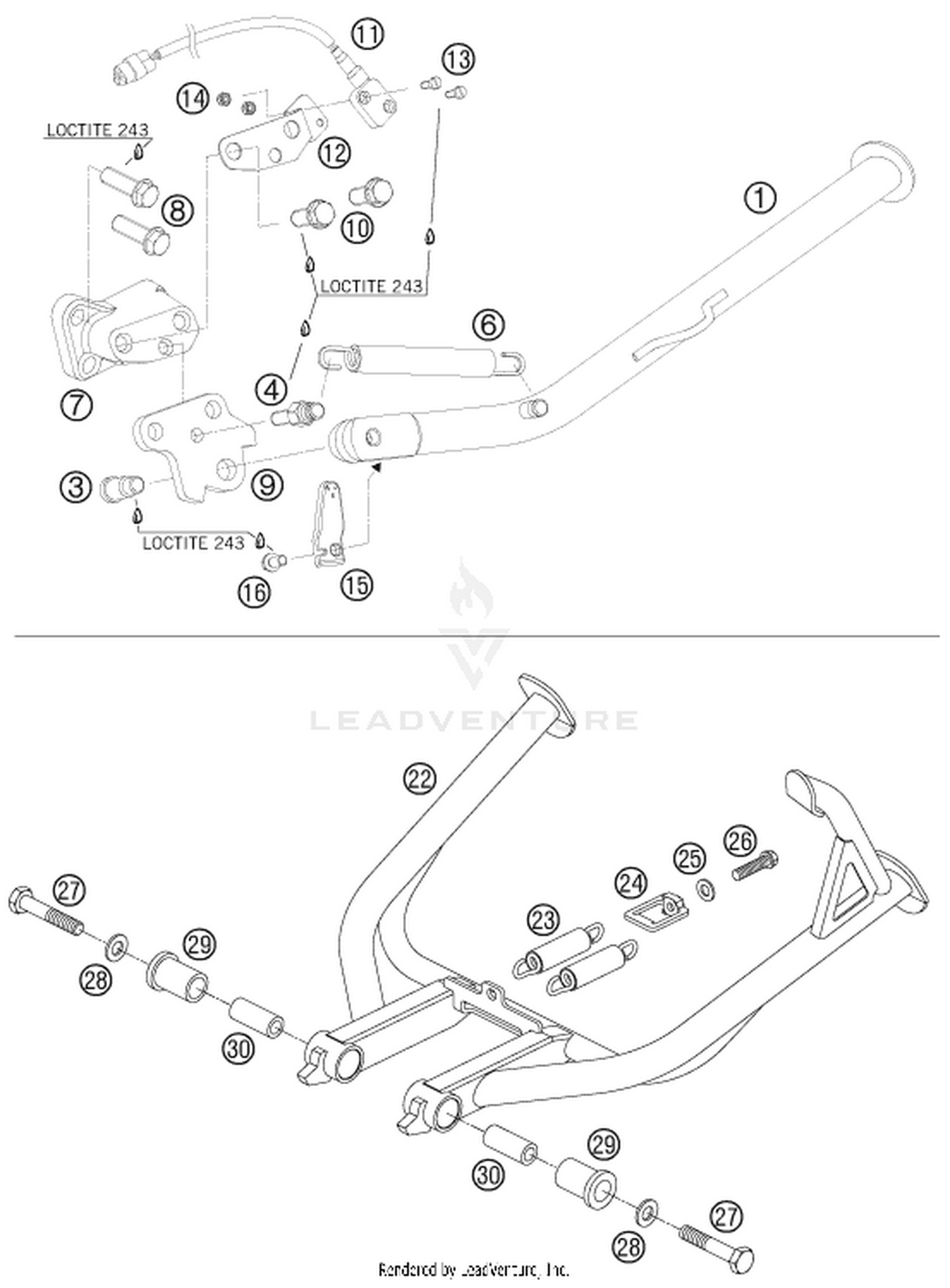03 SIDE / CENTER STAND