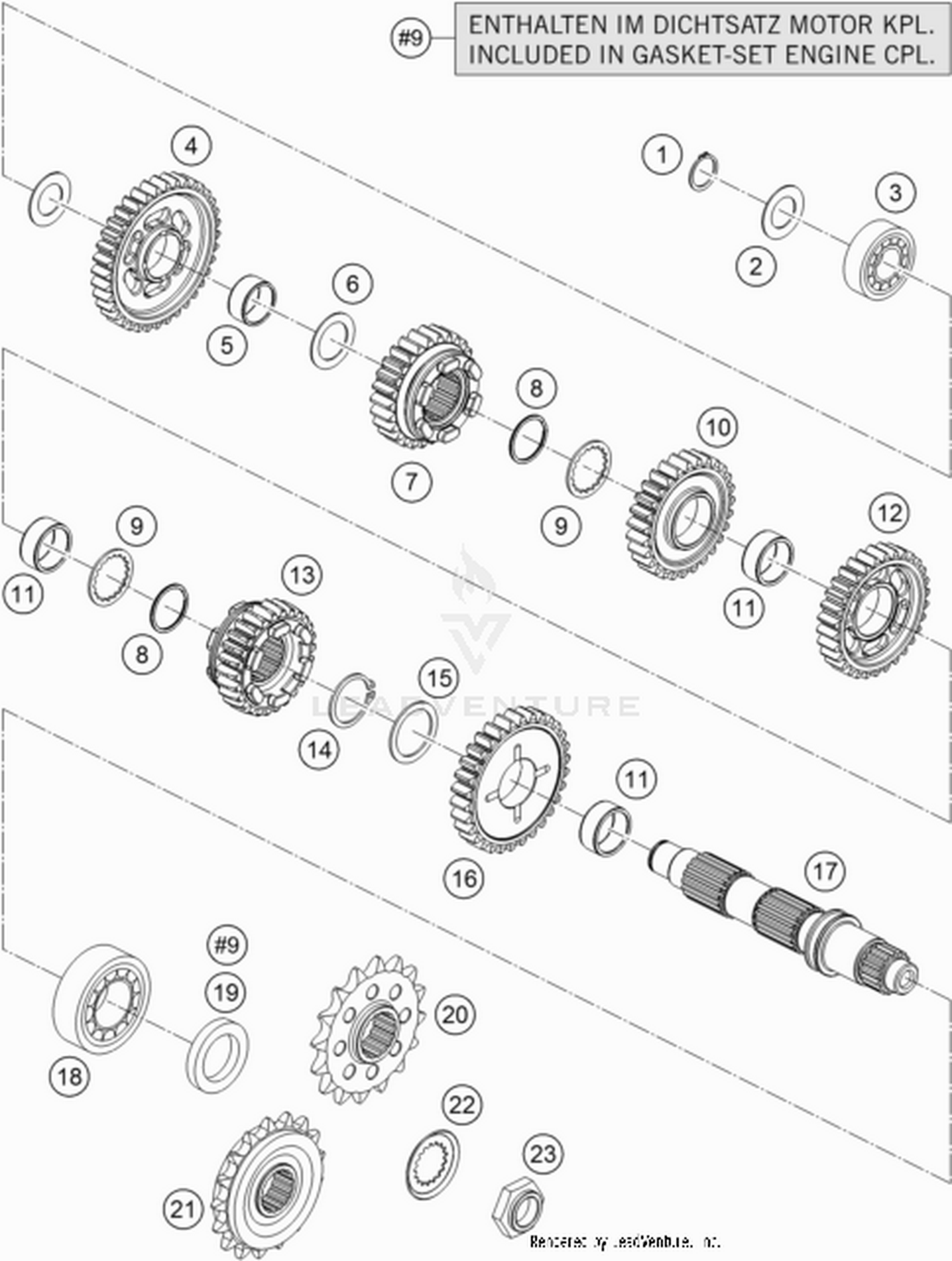 33 TRANSMISSION II - COUNTERSHAFT