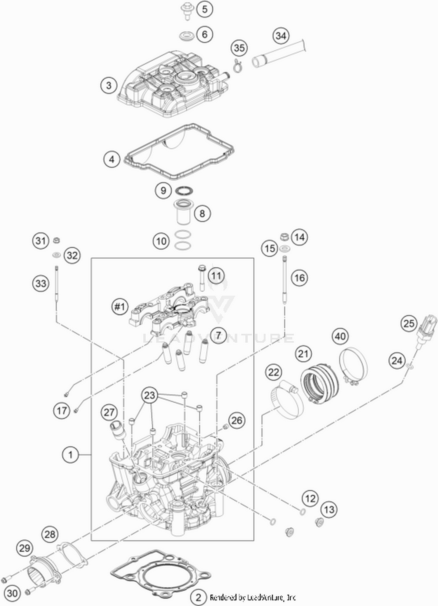 36 CYLINDER HEAD