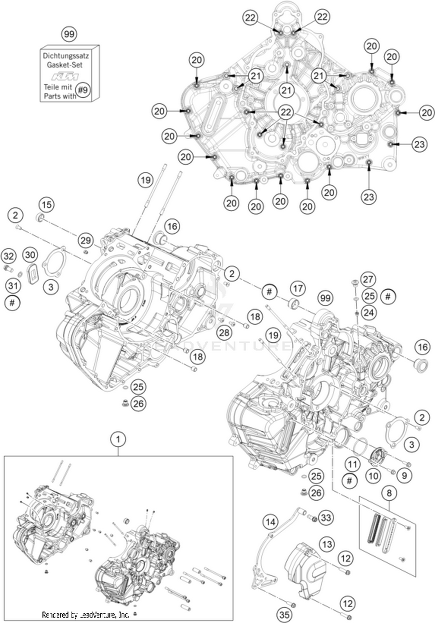 30 ENGINE CASE