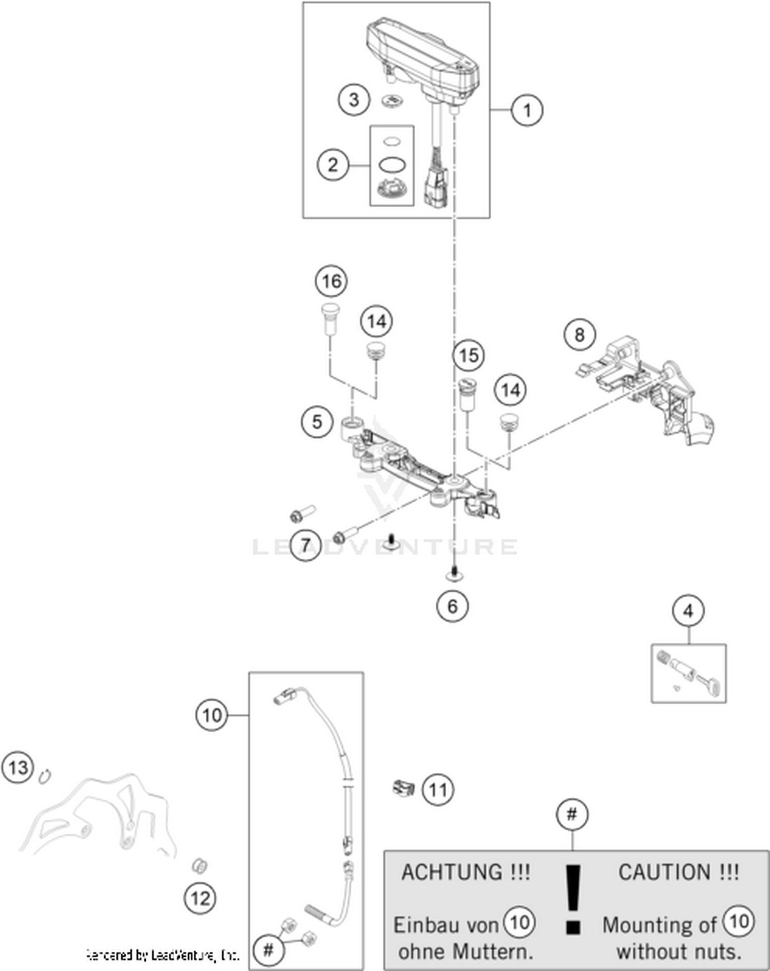 14 INSTRUMENTS / LOCK SYSTEM