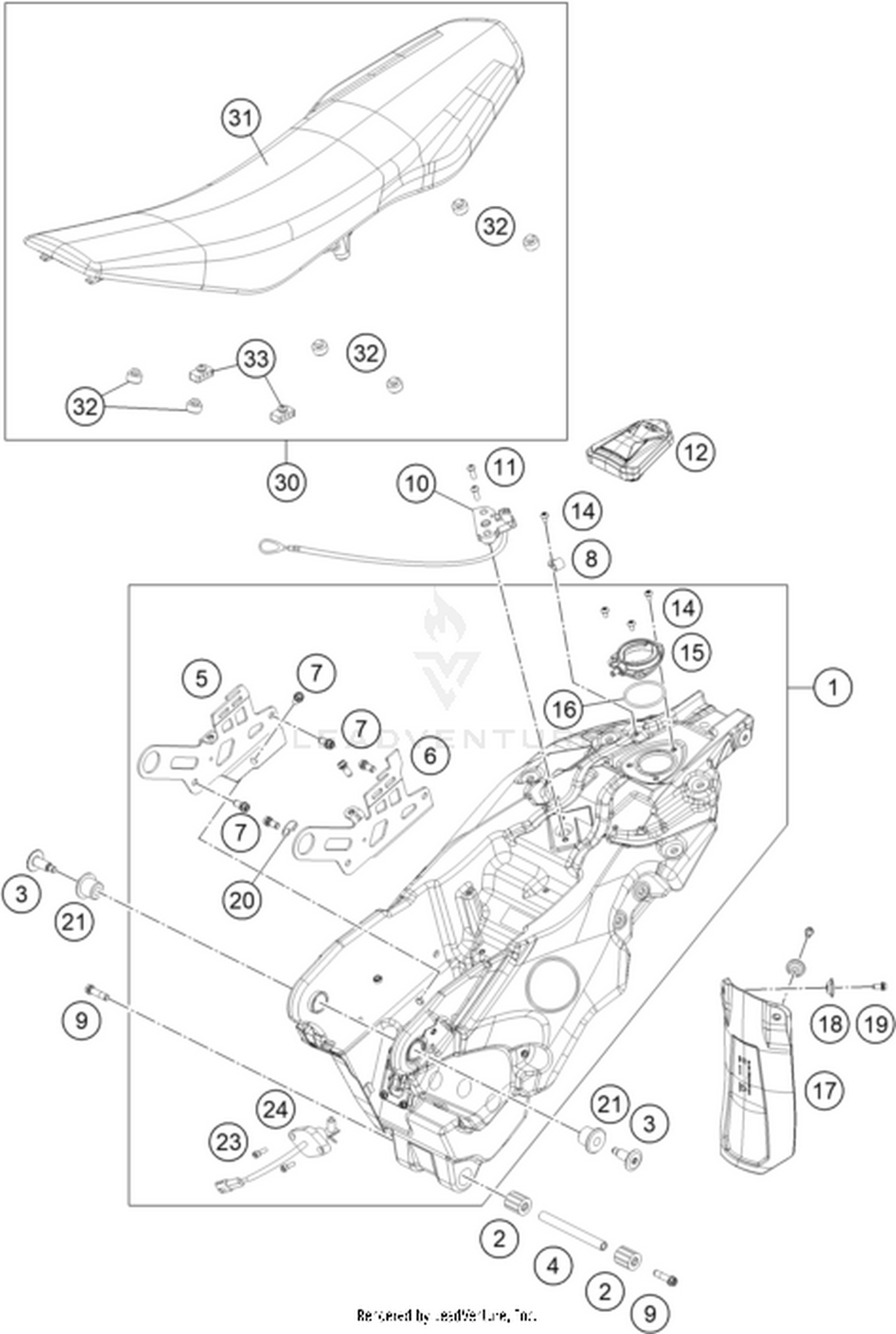 07 TANK, SEAT