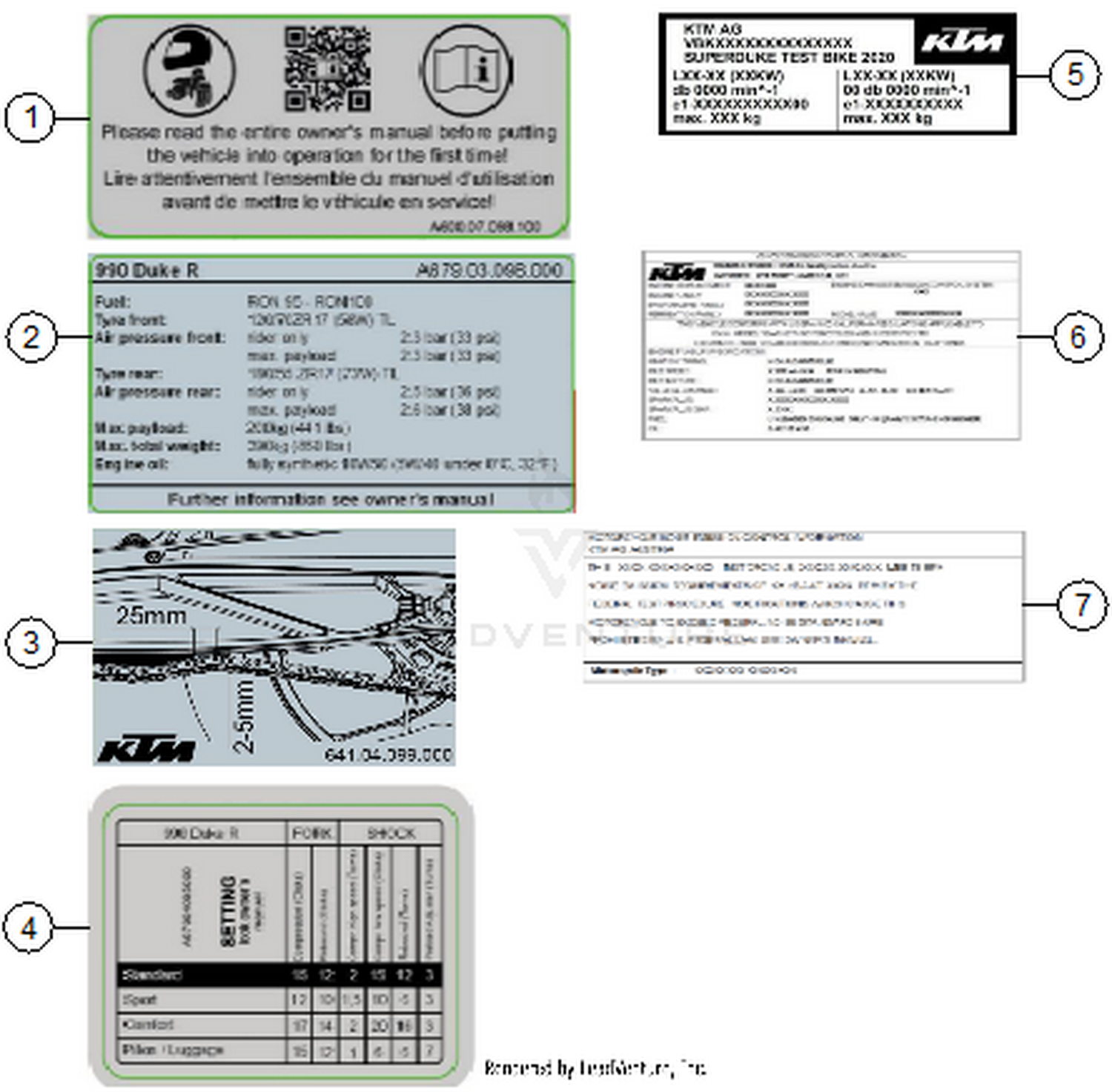 80 TECHNIC INFORMATION STICKER