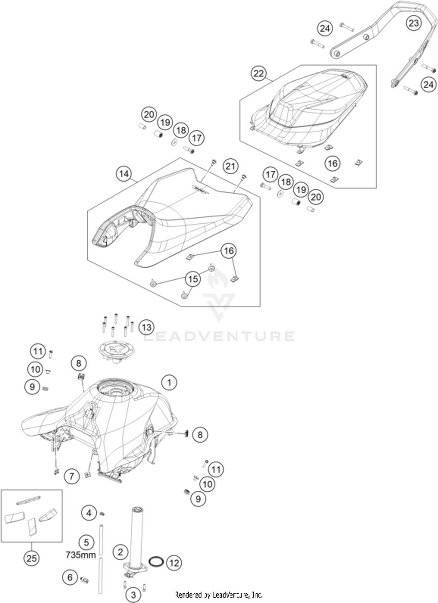 07 TANK, SEAT