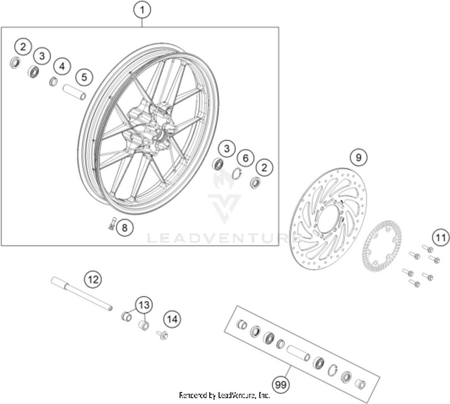 09 FRONT WHEEL