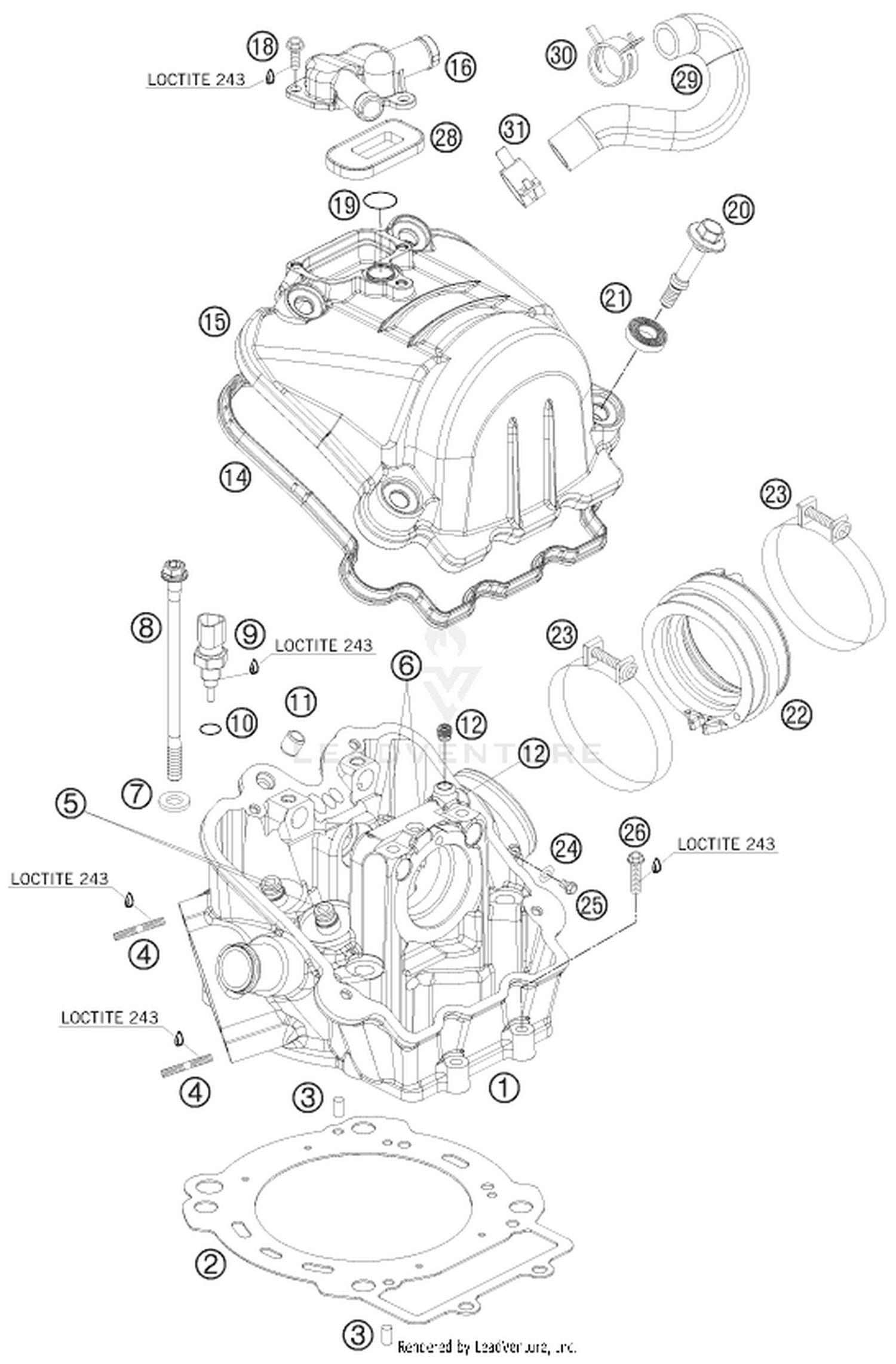 36 CYLINDER HEAD