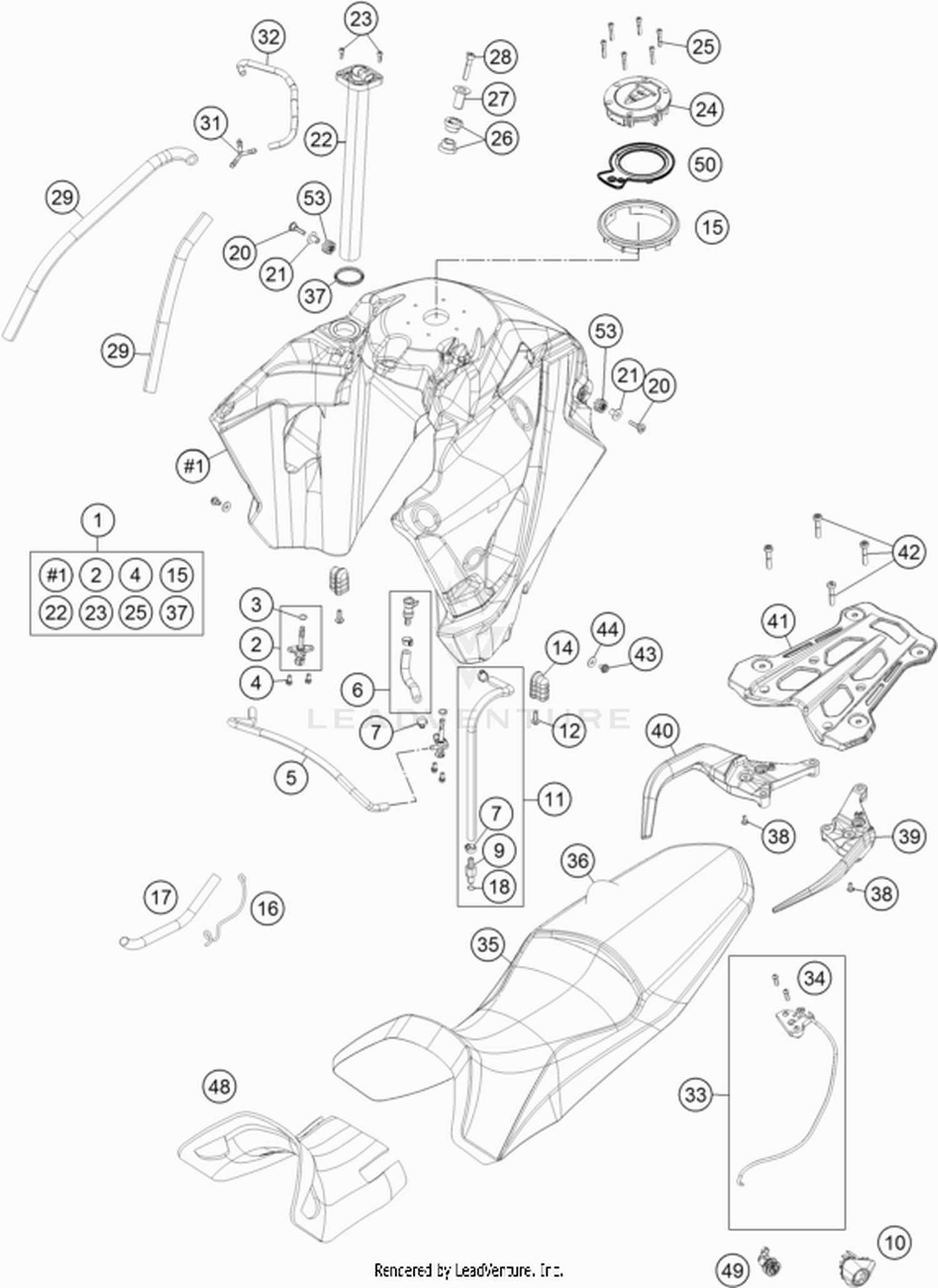 07 TANK, SEAT