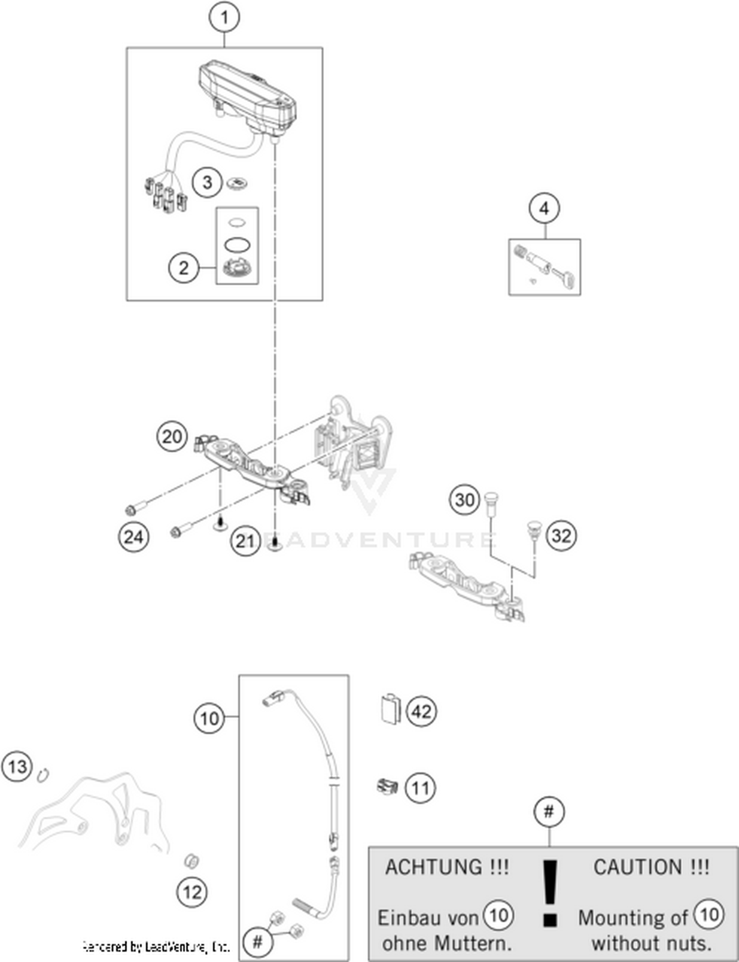 14 INSTRUMENTS / LOCK SYSTEM