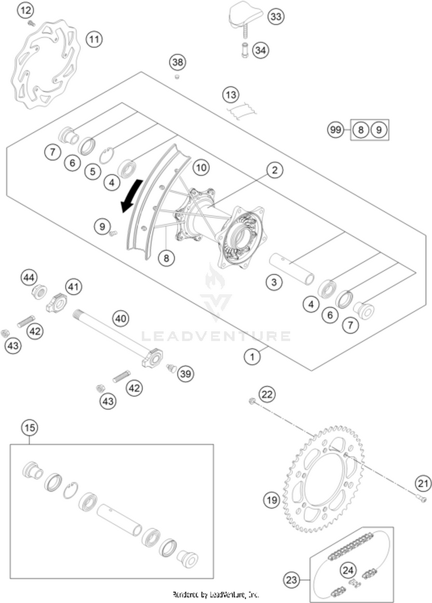10 REAR WHEEL