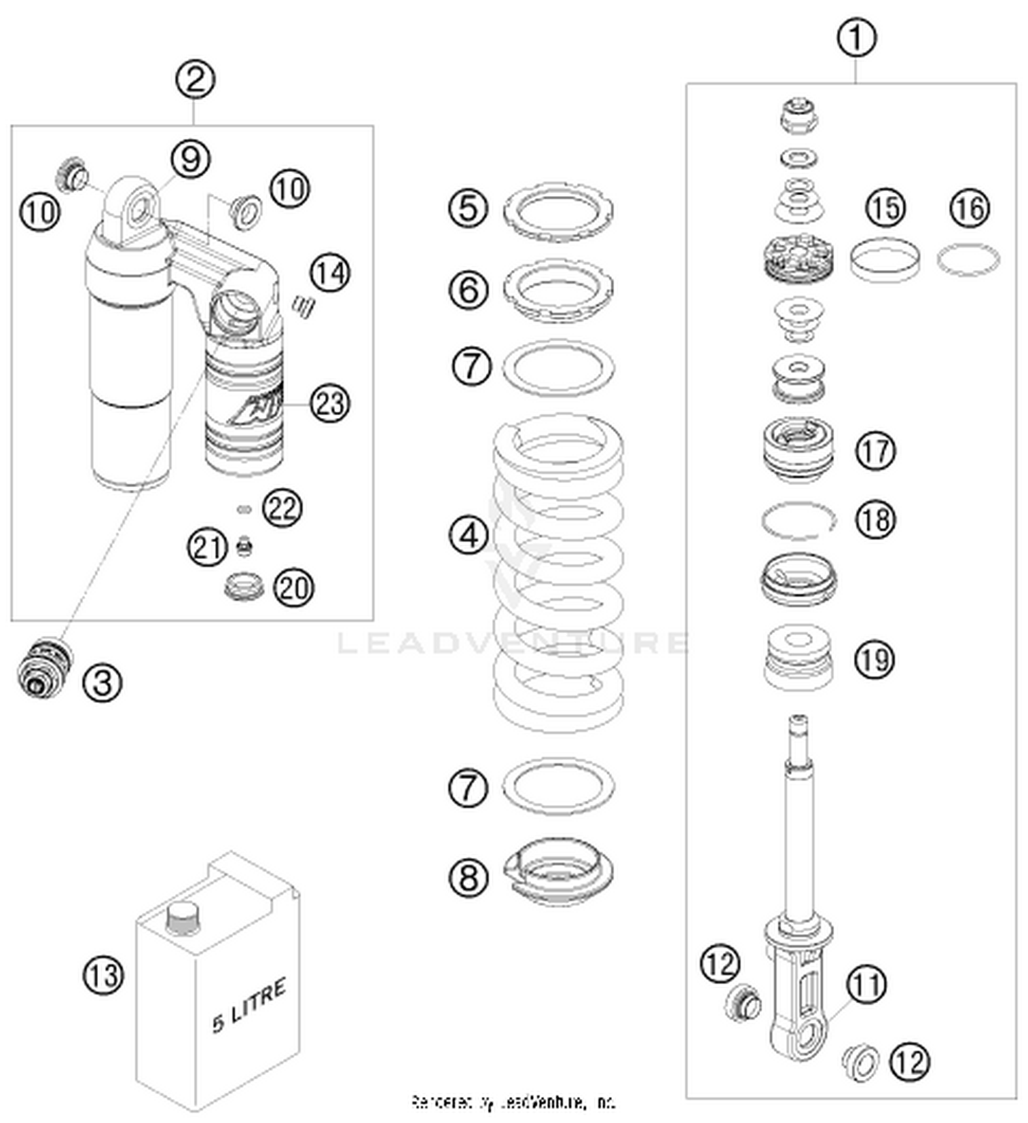 04 SHOCK ABSORBER DISASSEMBLED