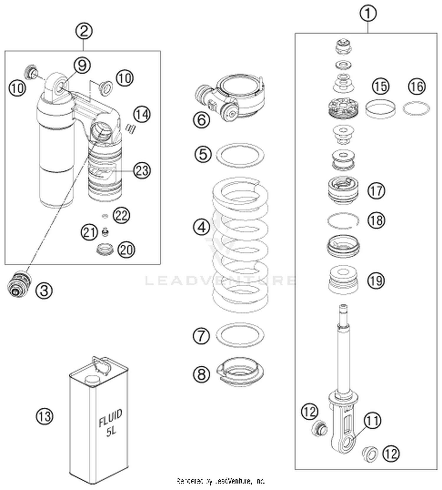 04 SHOCK ABSORBER DISASSEMBLED