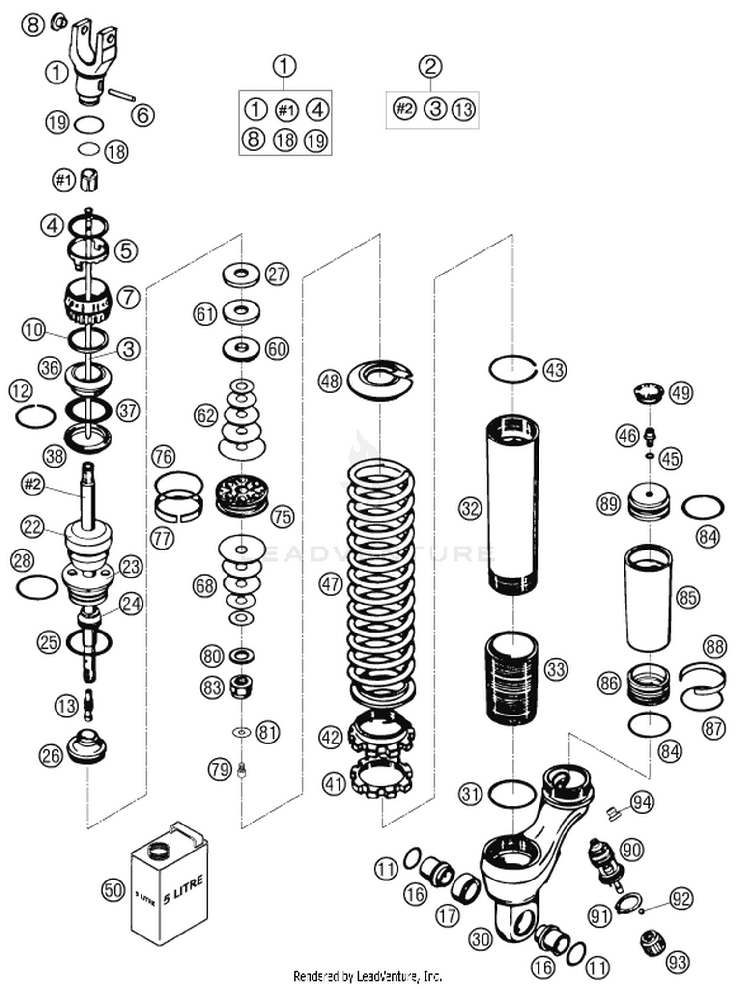 04 SHOCK ABSORBER DISASSEMBLED