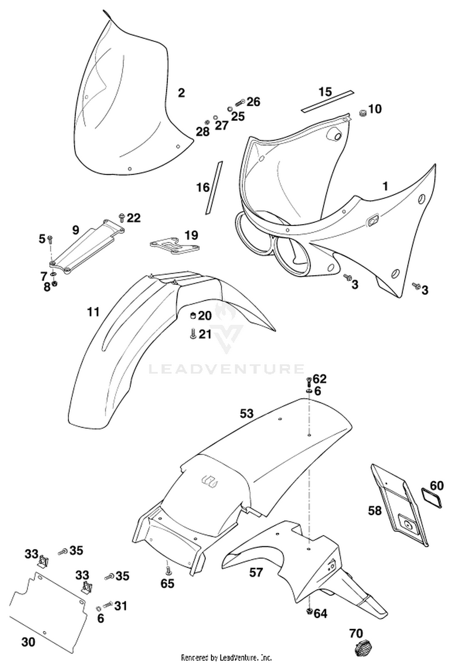 08 MASK, FENDERS