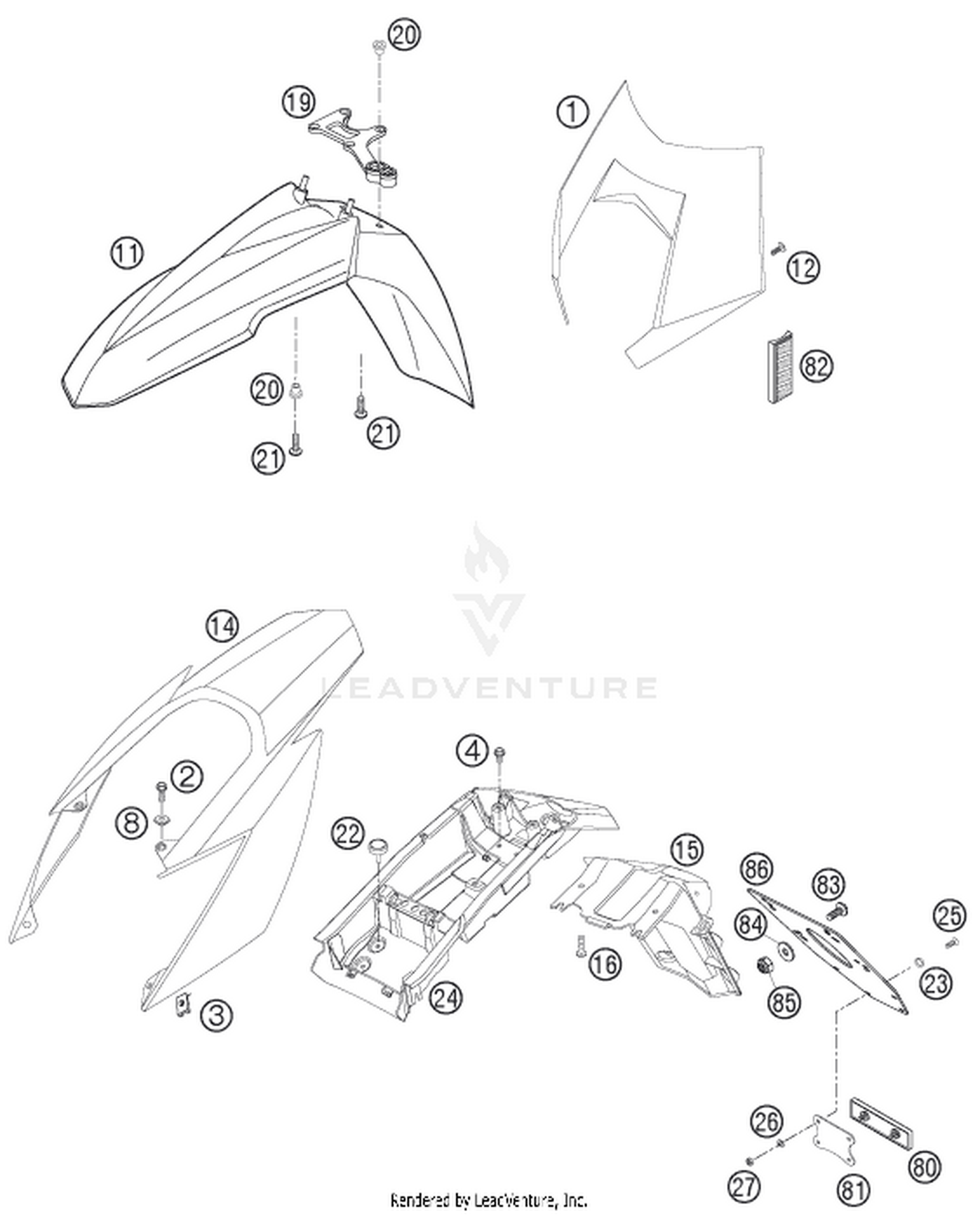 08 MASK, FENDERS