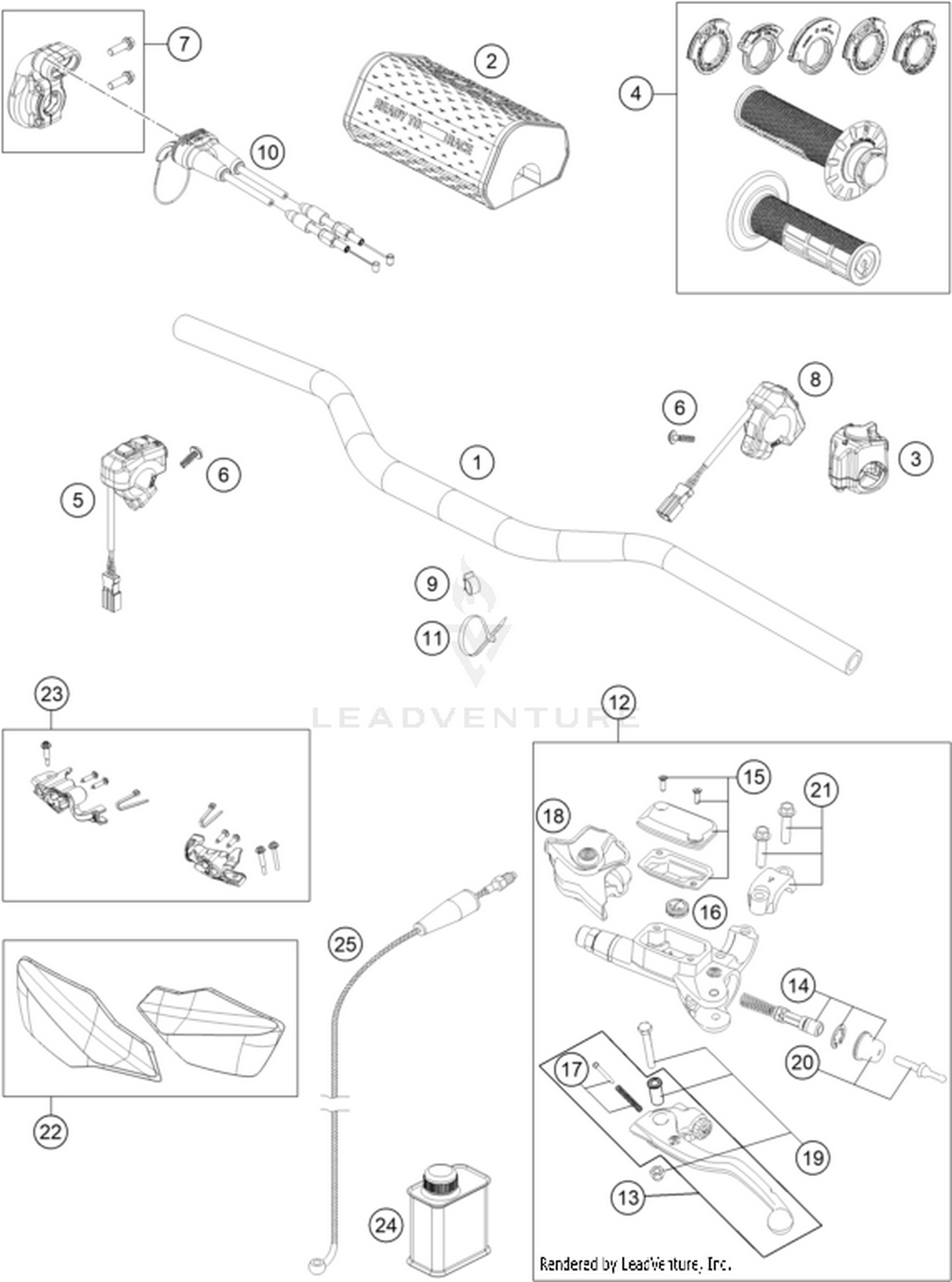 02 HANDLEBAR, CONTROLS