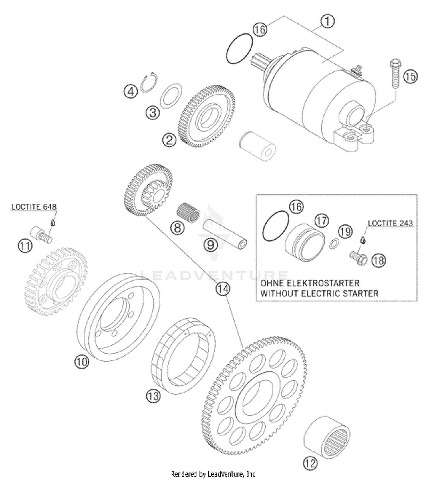 40 ELECTRIC STARTER