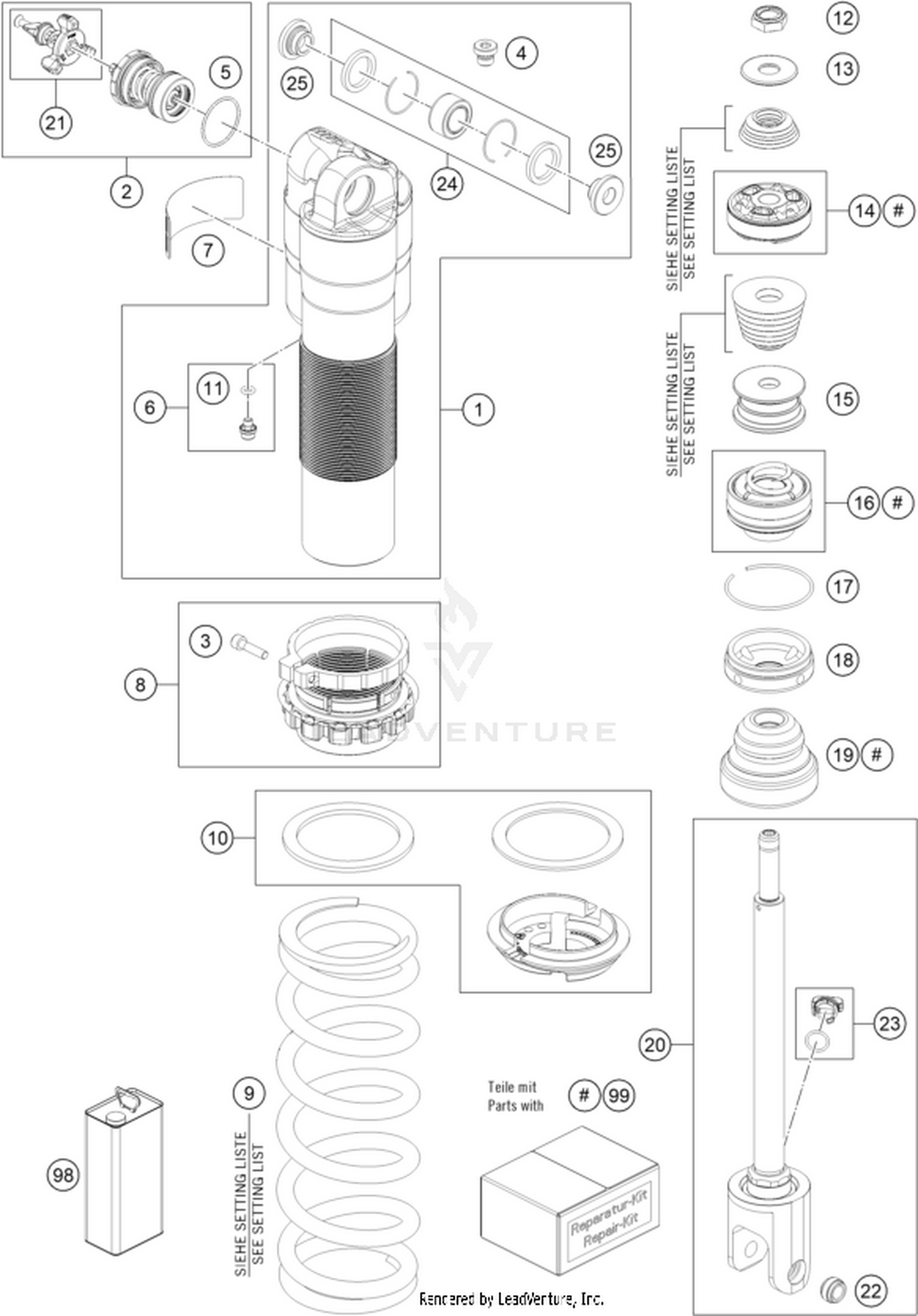 04 SHOCK ABSORBER DISASSEMBLED