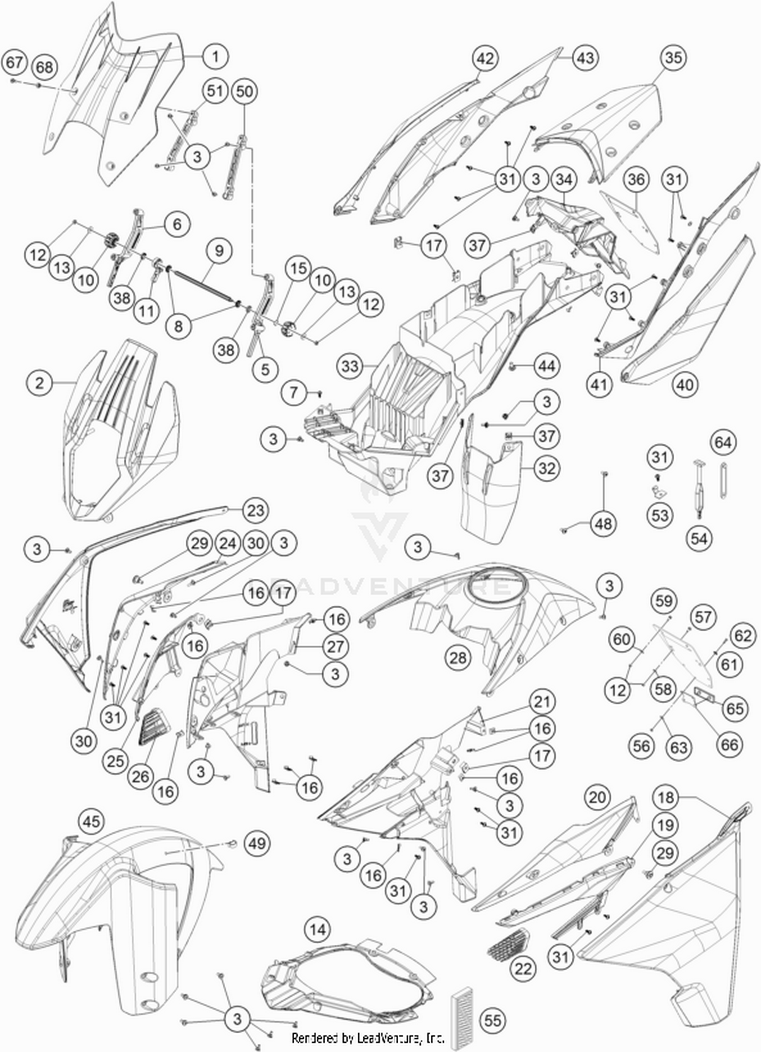 08 MASK, FENDERS