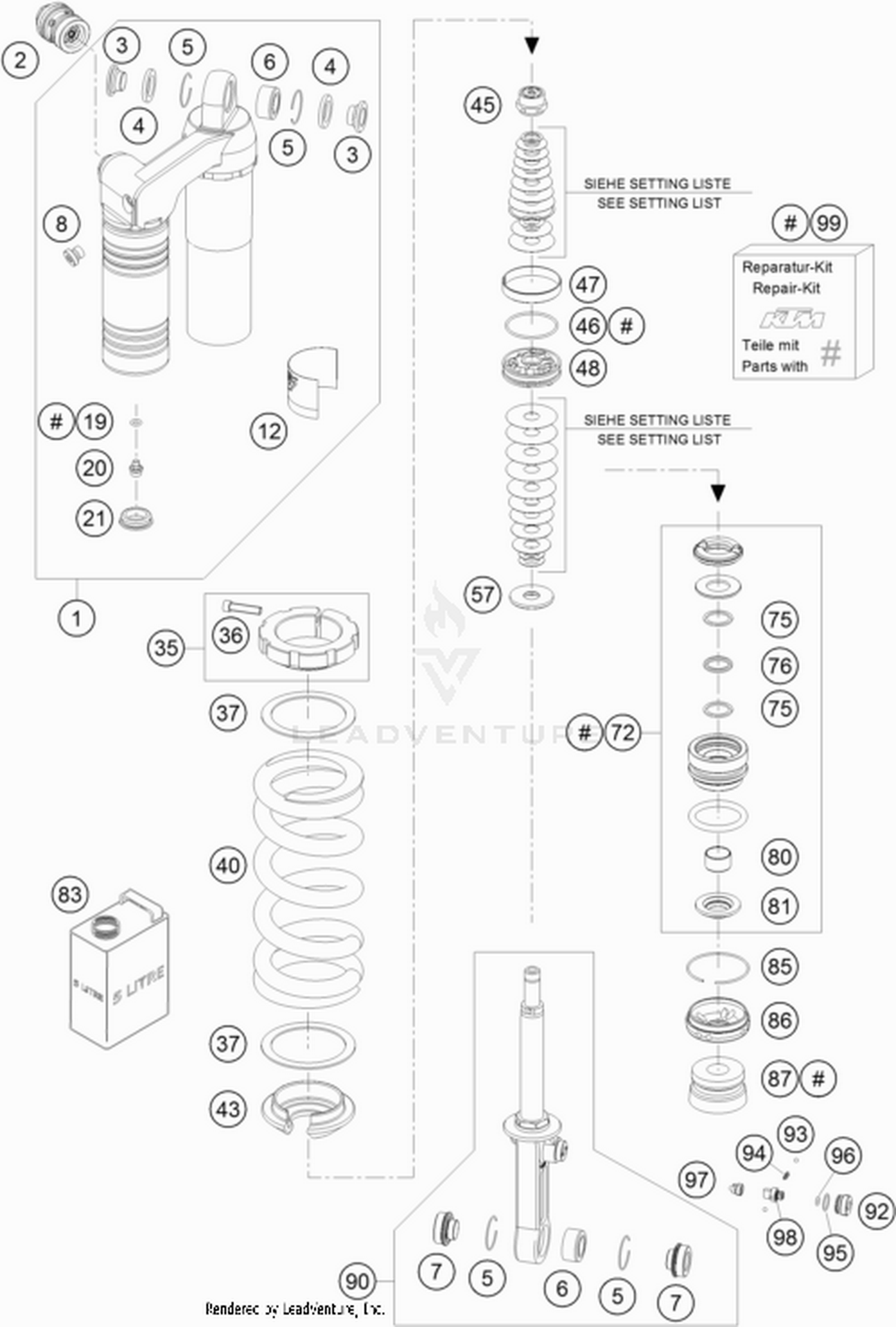 04 SHOCK ABSORBER DISASSEMBLED