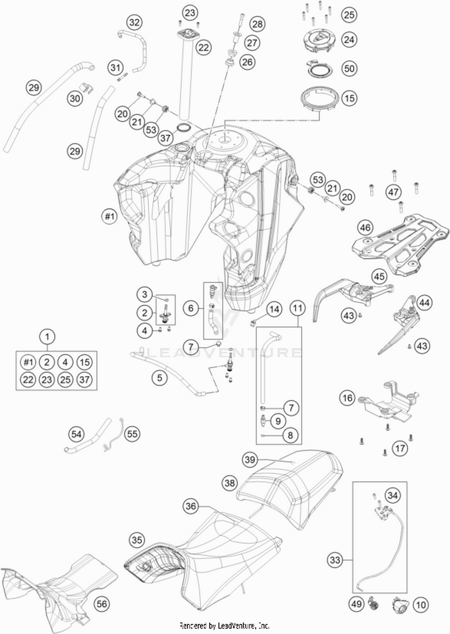 07 TANK, SEAT