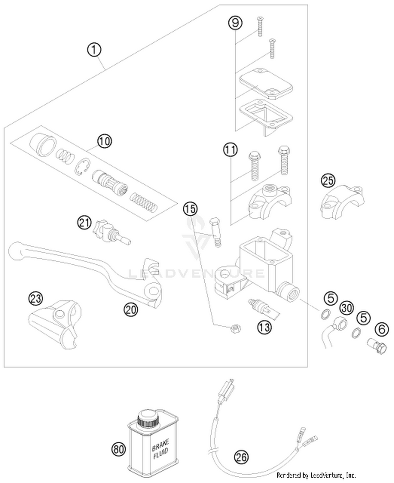 13 FRONT BRAKE CONTROL